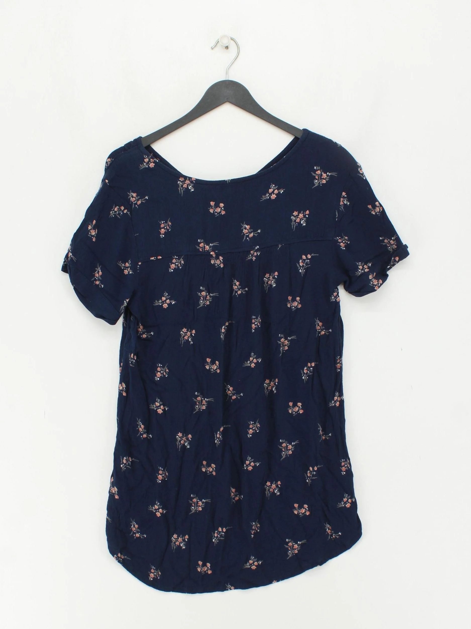 Fat Face Women's Top UK 12 Blue 100% Viscose Basic - Image 2