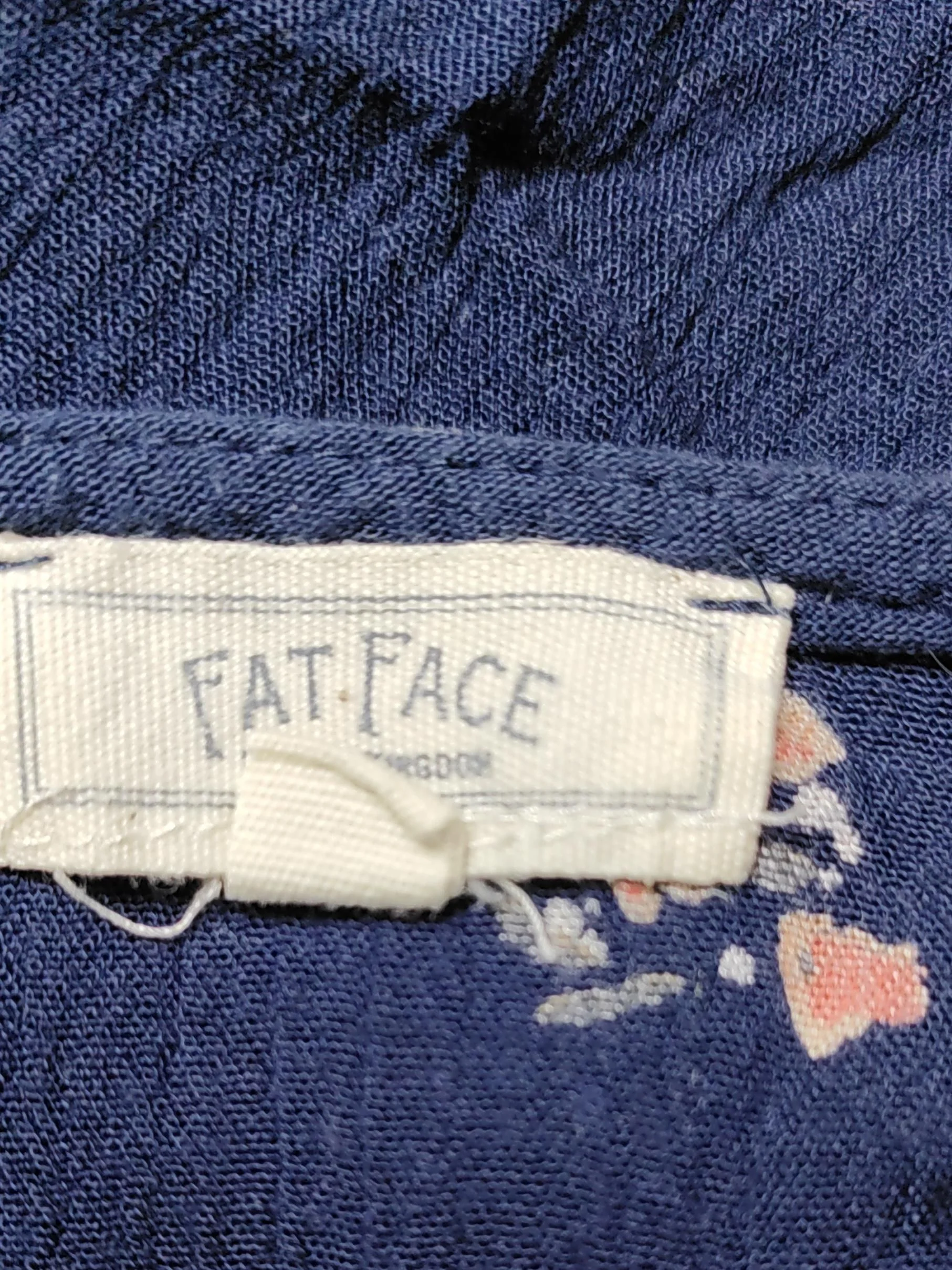 Fat Face Women's Top UK 12 Blue 100% Viscose Basic - Image 5
