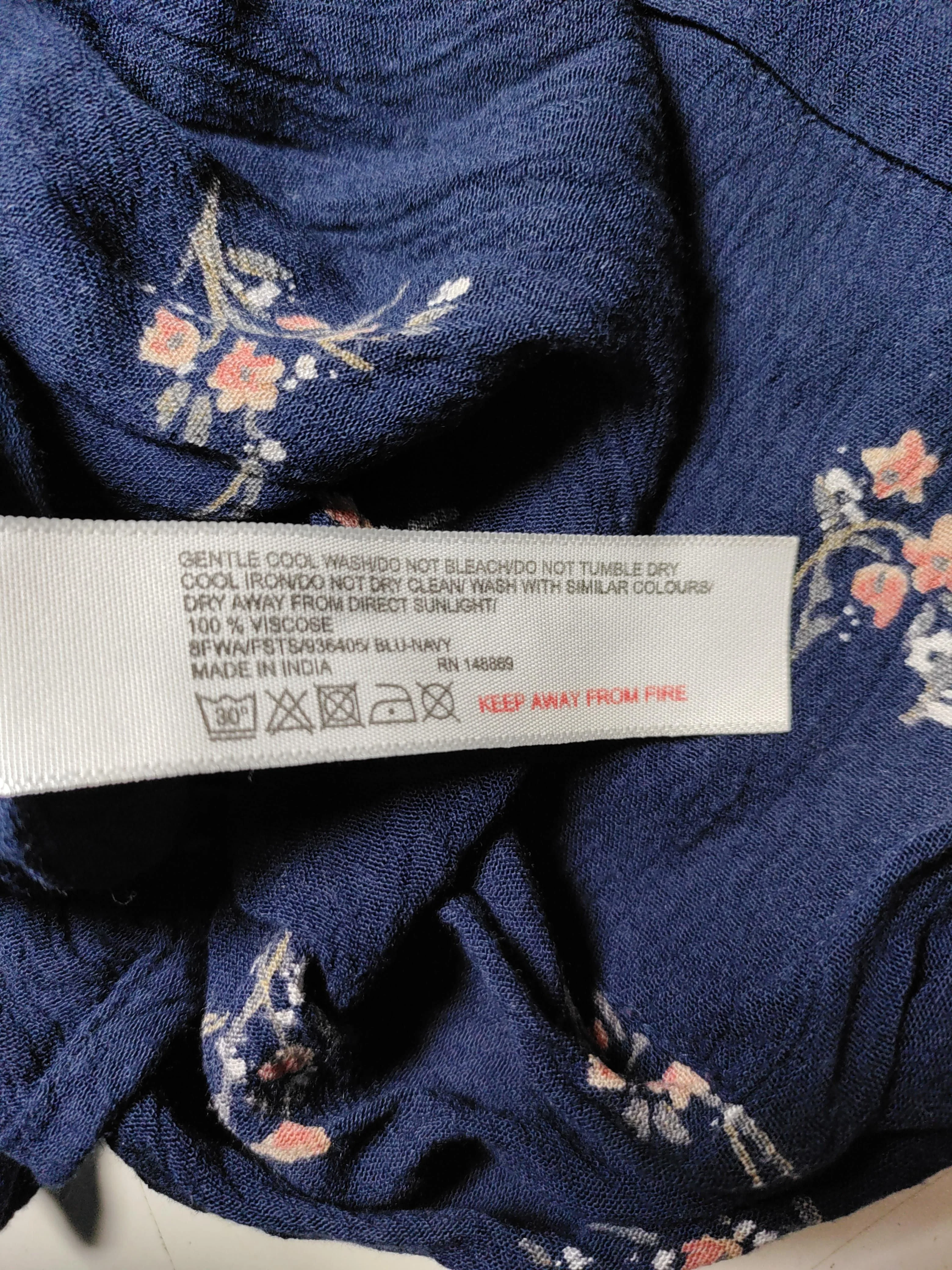 Fat Face Women's Top UK 12 Blue 100% Viscose Basic - Image 6