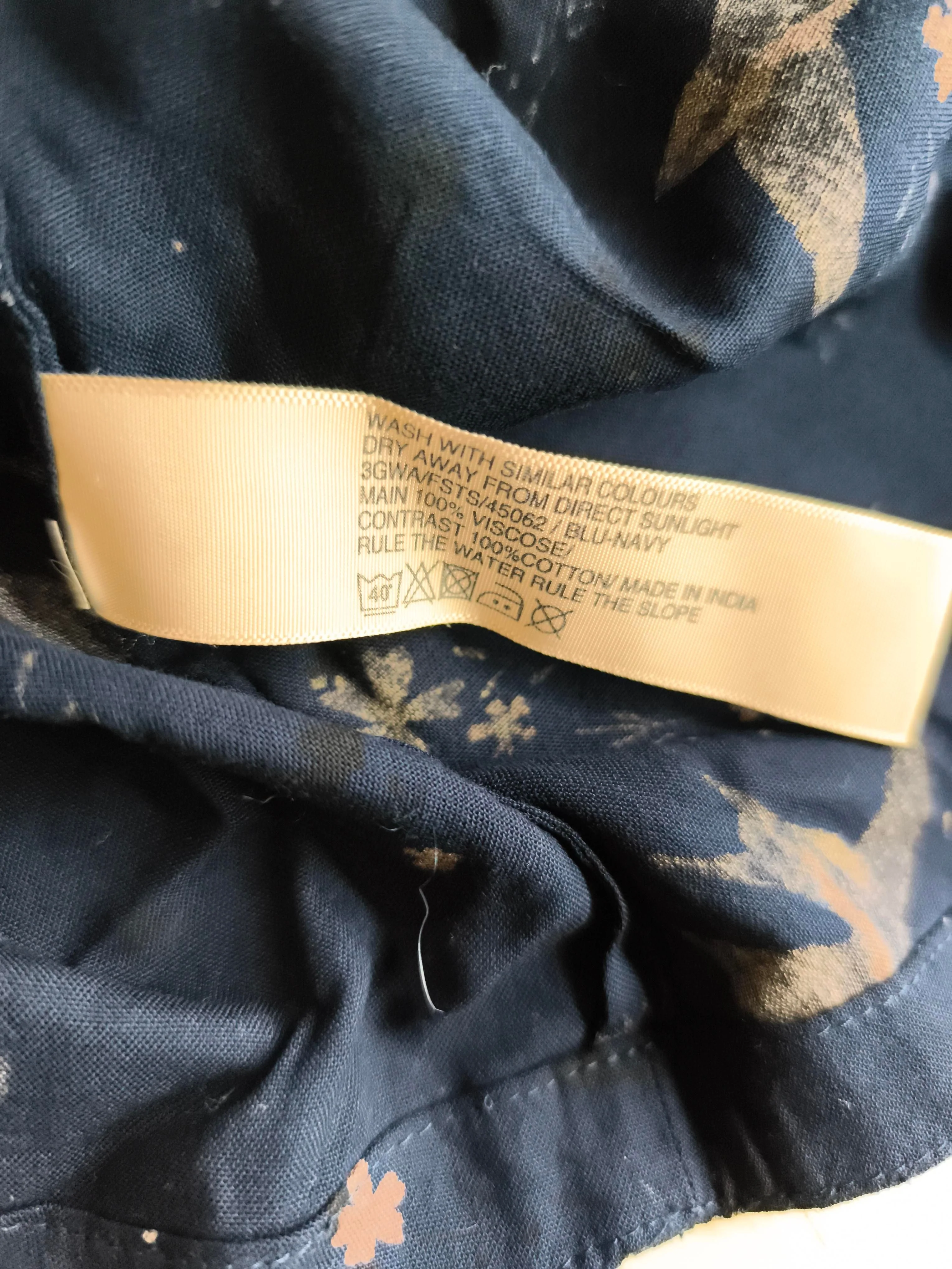 Fat Face Women's Top UK 14 Blue 100% Viscose Basic New with tags - Image 6