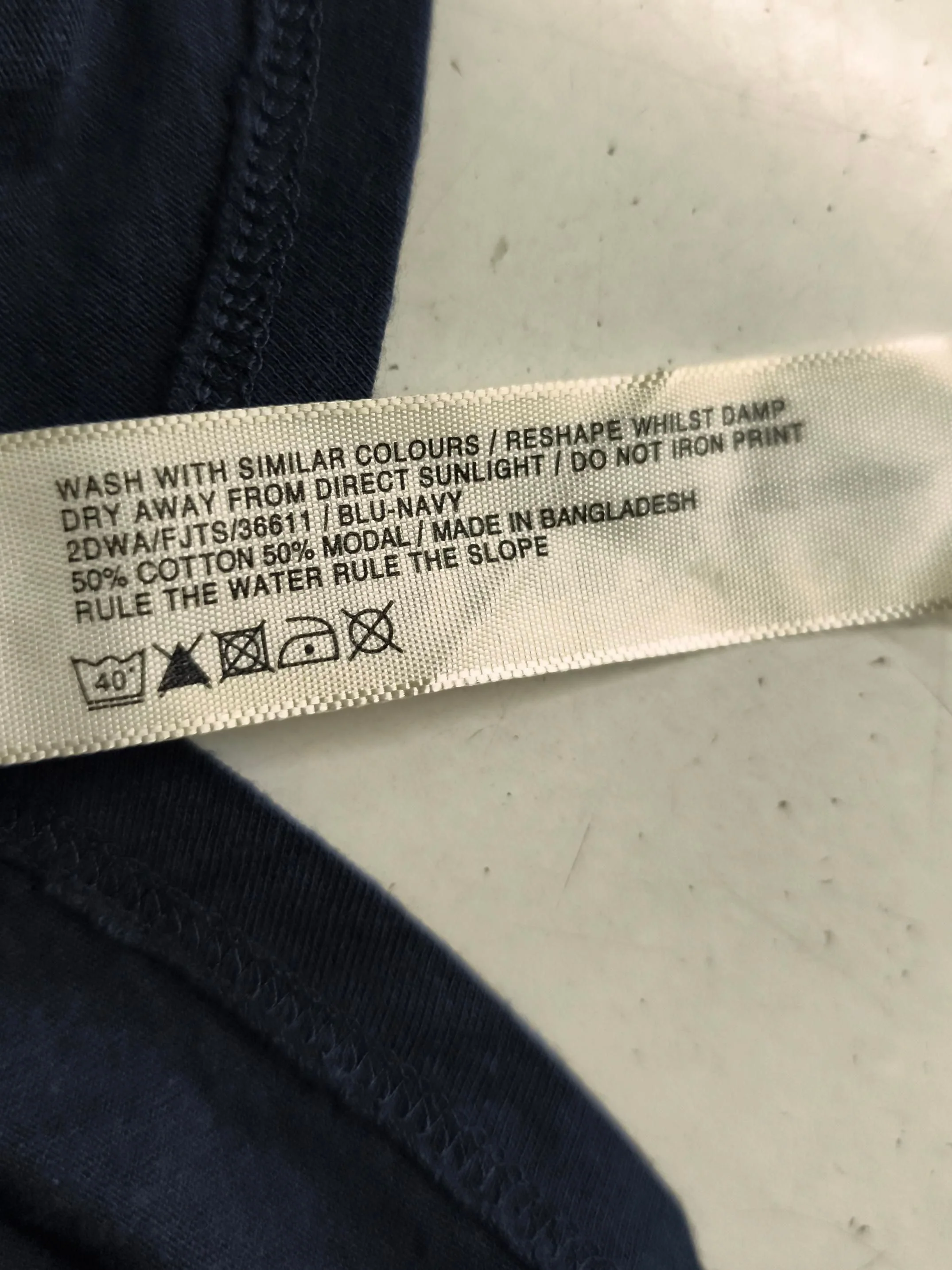 Fat Face Women's Top UK 14 Blue Cotton with Lyocell Modal Basic New with tags - Image 6