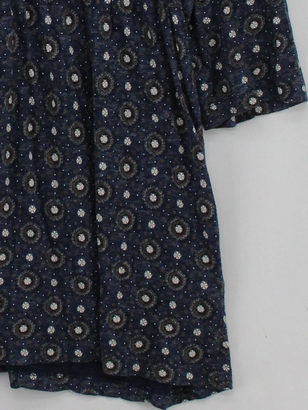 Fat Face Women's Top UK 14 Blue Viscose with Cotton, Lyocell Modal, Linen Tunic - Image 4