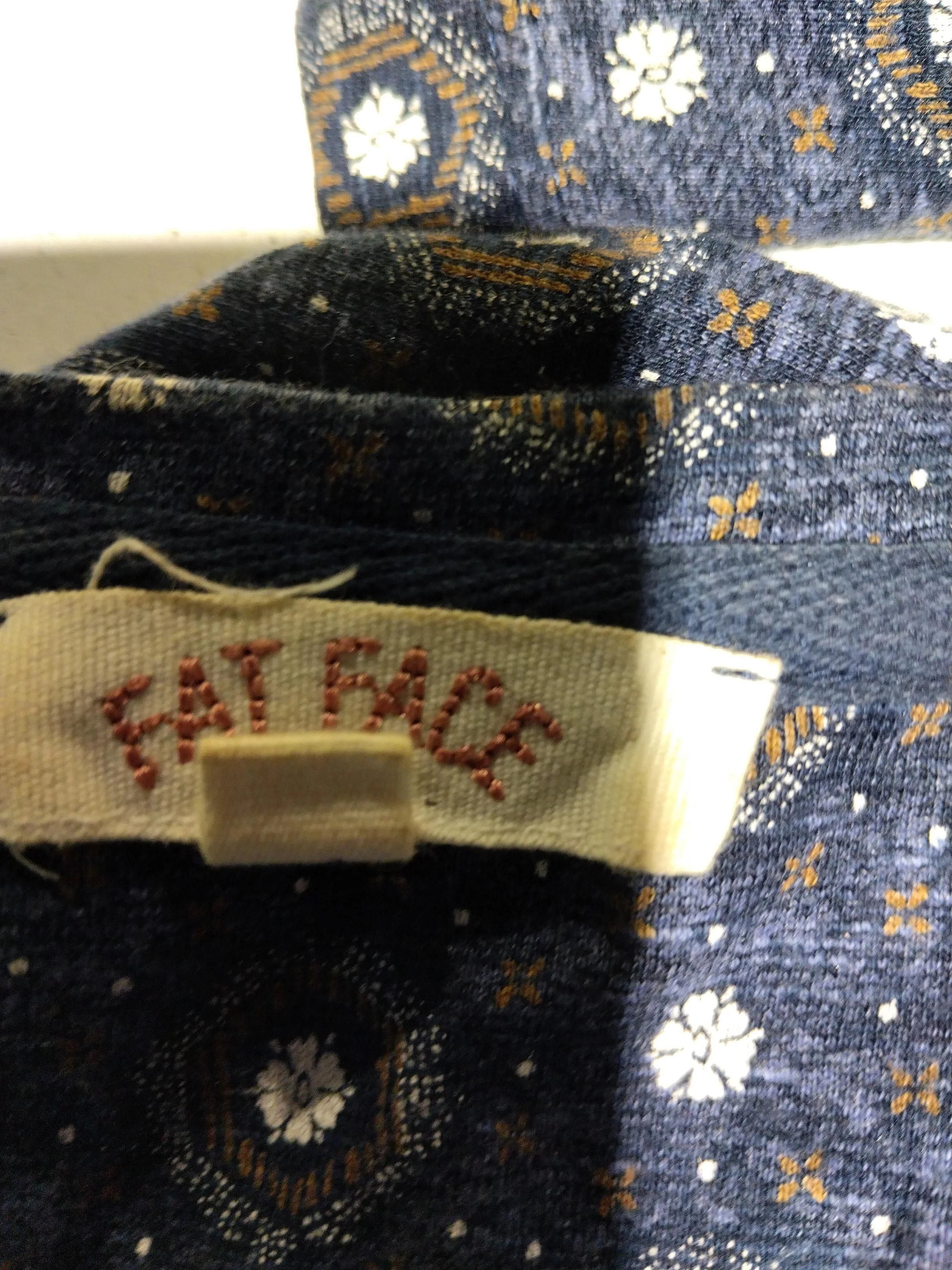 Fat Face Women's Top UK 14 Blue Viscose with Cotton, Lyocell Modal, Linen Tunic - Image 5
