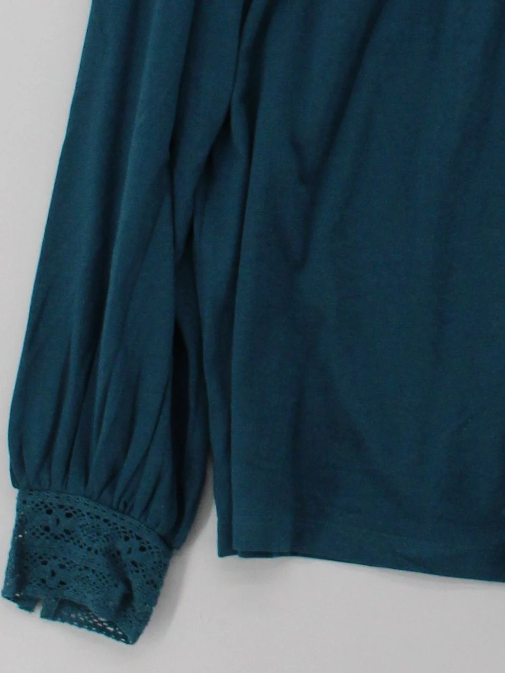 Fat Face Women's Top UK 14 Green Cotton with Lyocell Modal, Nylon Basic - Image 4