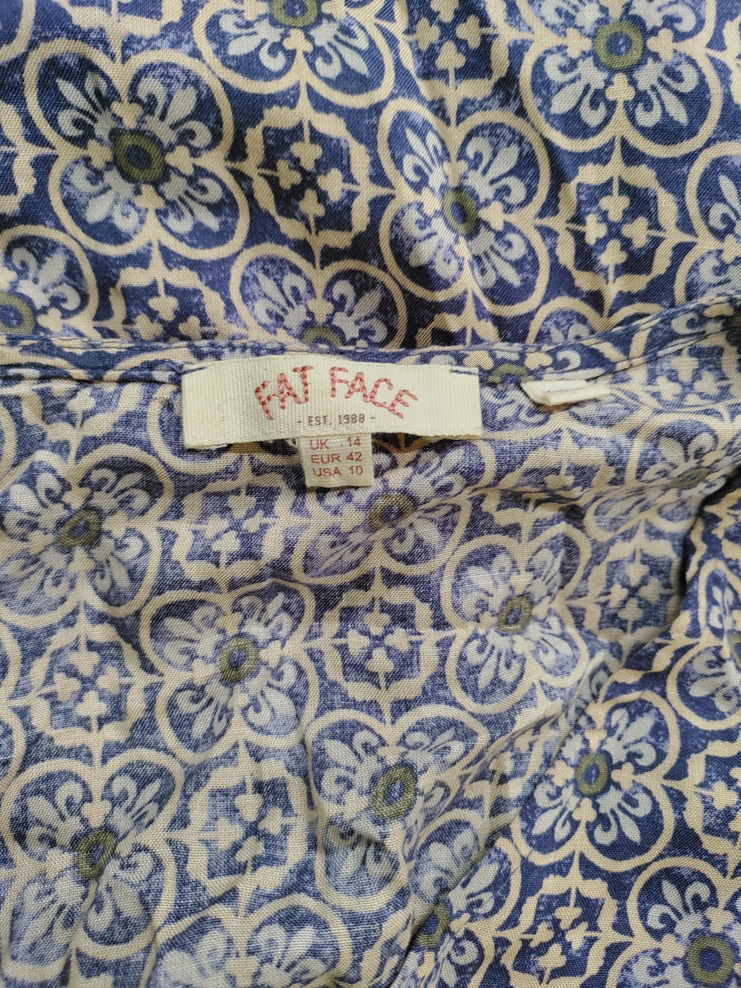 Fat Face Women's Top UK 14 Multi 100% Viscose Basic - Image 5