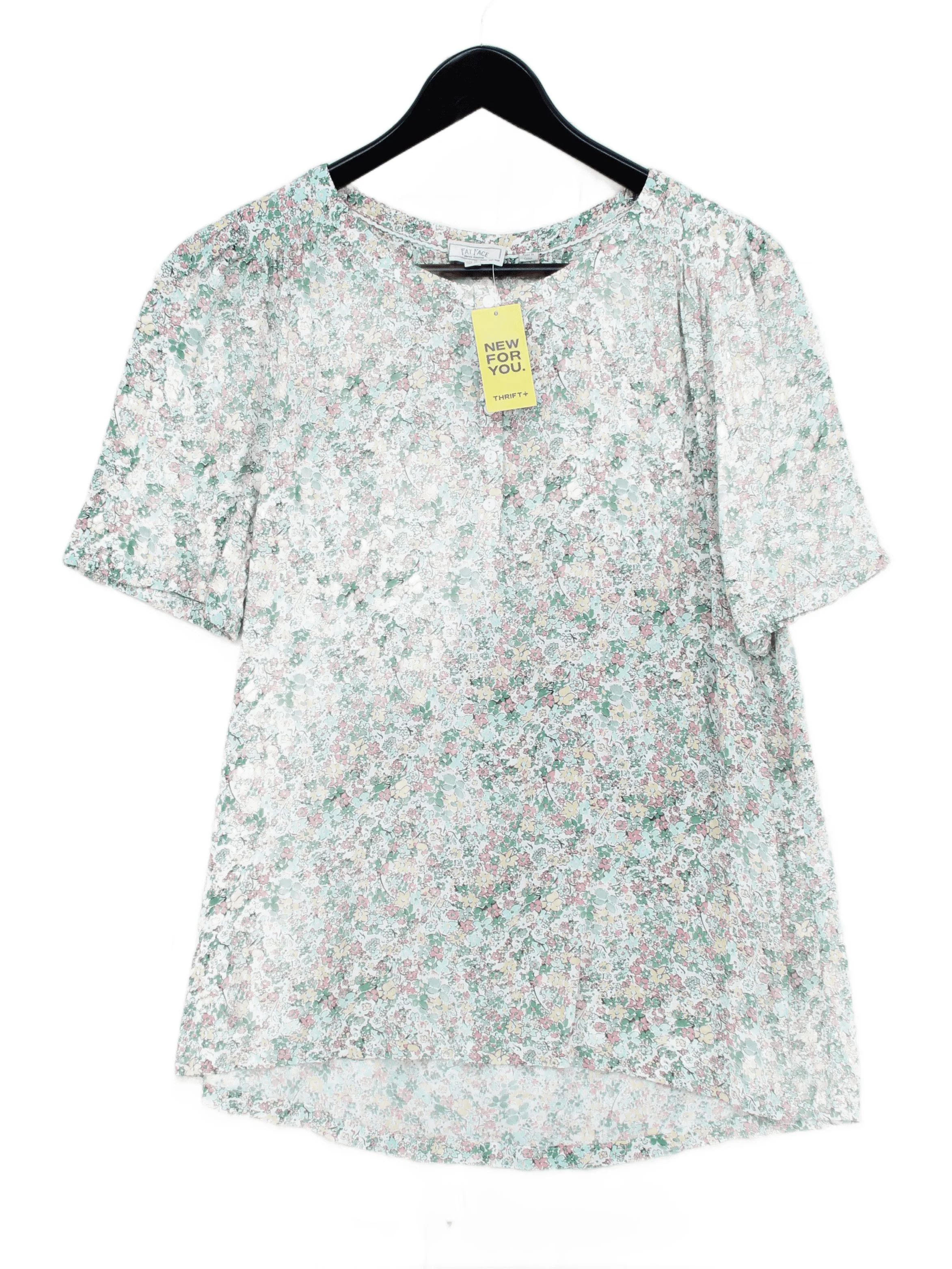 Fat Face Women's Top UK 14 Multi 100% Viscose Basic
