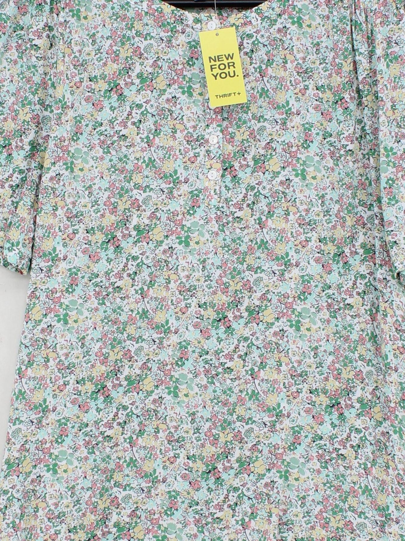 Fat Face Women's Top UK 14 Multi 100% Viscose Basic - Image 3