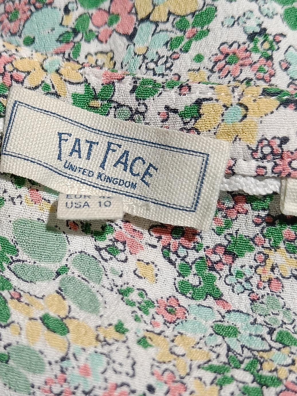 Fat Face Women's Top UK 14 Multi 100% Viscose Basic - Image 5