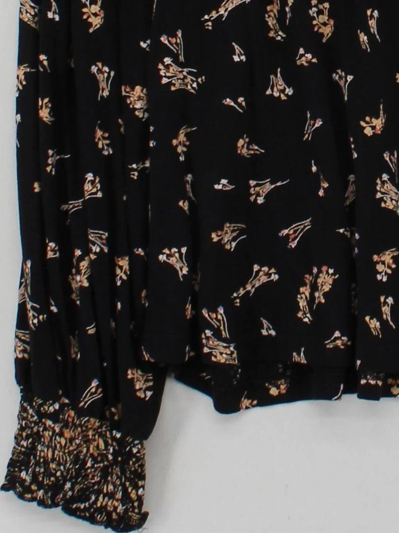Fat Face Women's Top UK 16 Black 100% Viscose Basic - Image 4