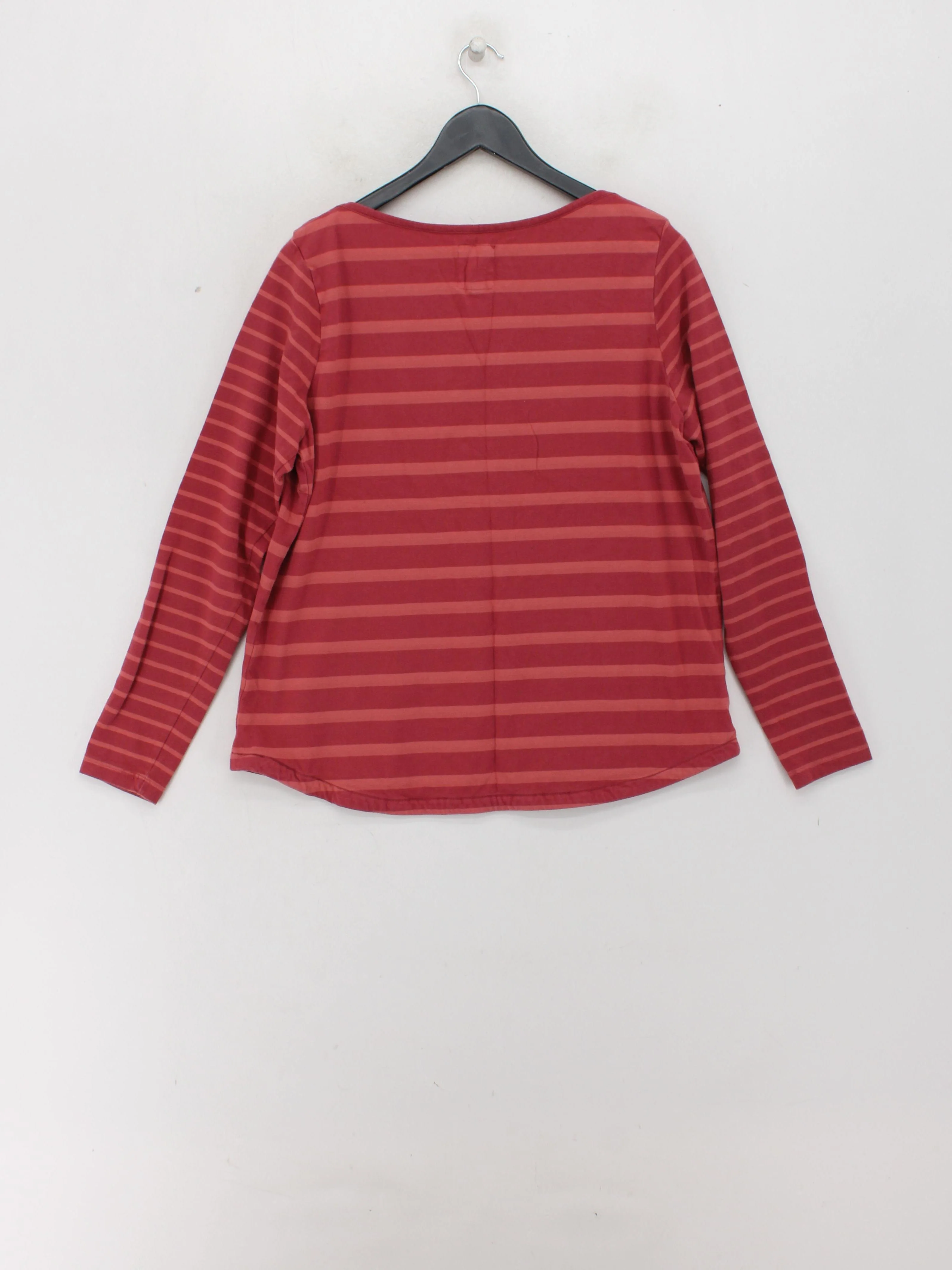 Fat Face Women's Top UK 16 Red Cotton with Elastane Basic - Image 2