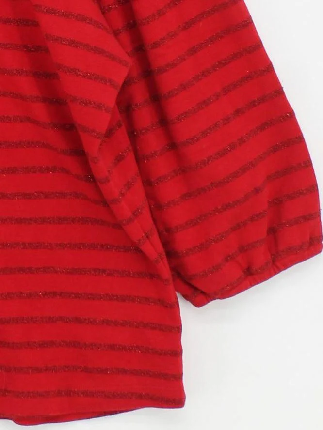 Fat Face Women's Top UK 20 Red Cotton with Polyester, Elastane Basic - Image 4