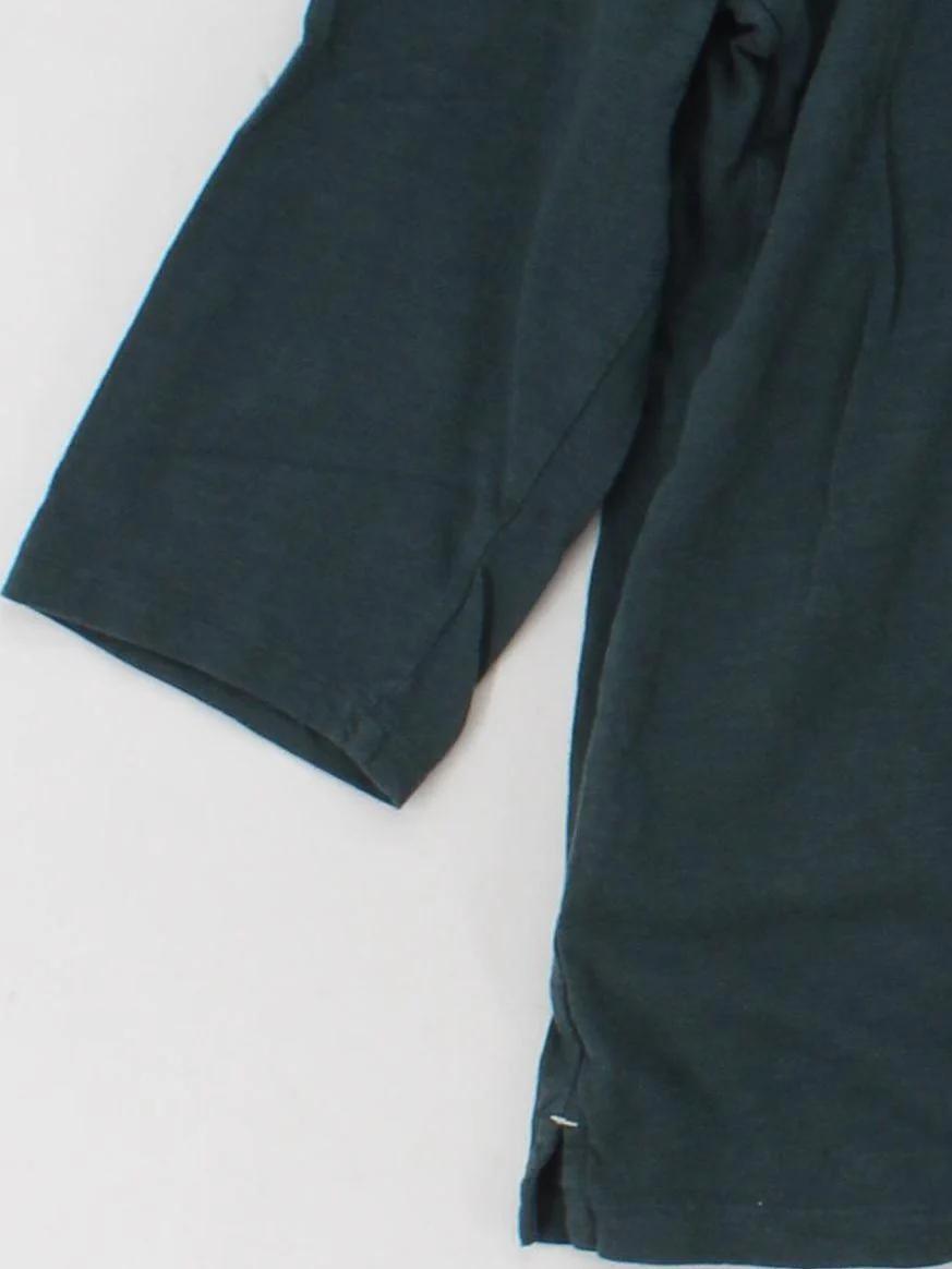 Fat Face Women's Top XL Green 100% Cotton 3/4 Sleeve Round Neck Basic - Image 4