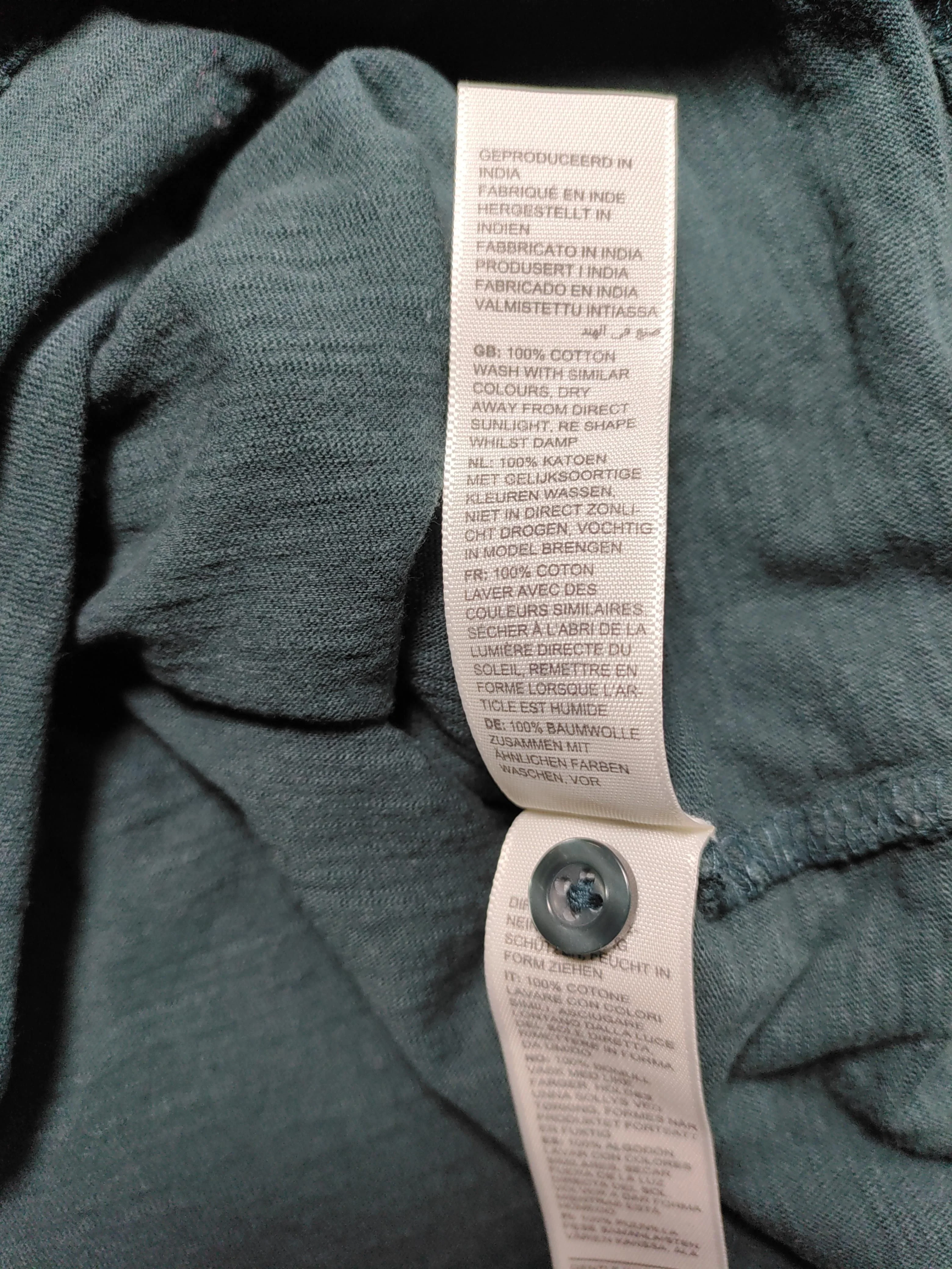 Fat Face Women's Top XL Green 100% Cotton 3/4 Sleeve Round Neck Basic - Image 6