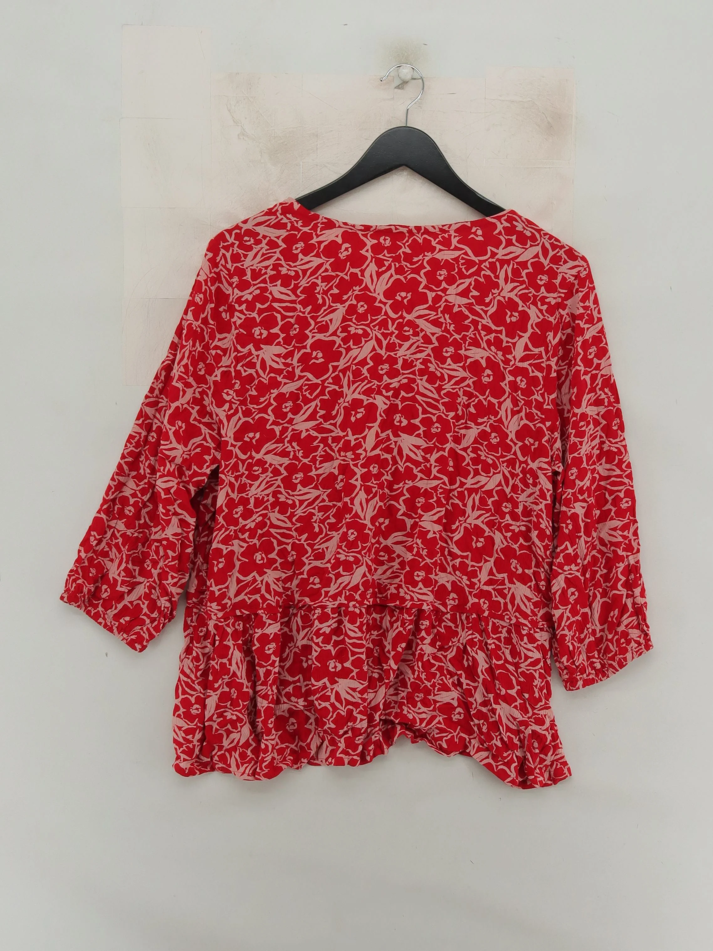 Fat Face Women's Top XL Red 100% Viscose Basic New with tags - Image 2