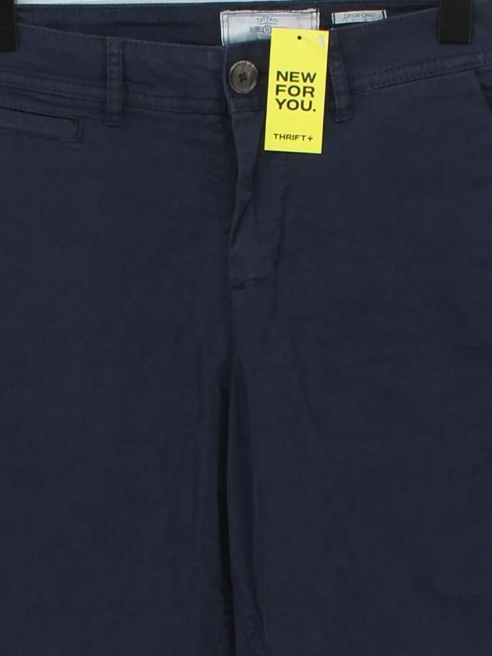 Fat Face Women's Trousers UK 10 Blue 100% Cotton Straight Chino - Image 3