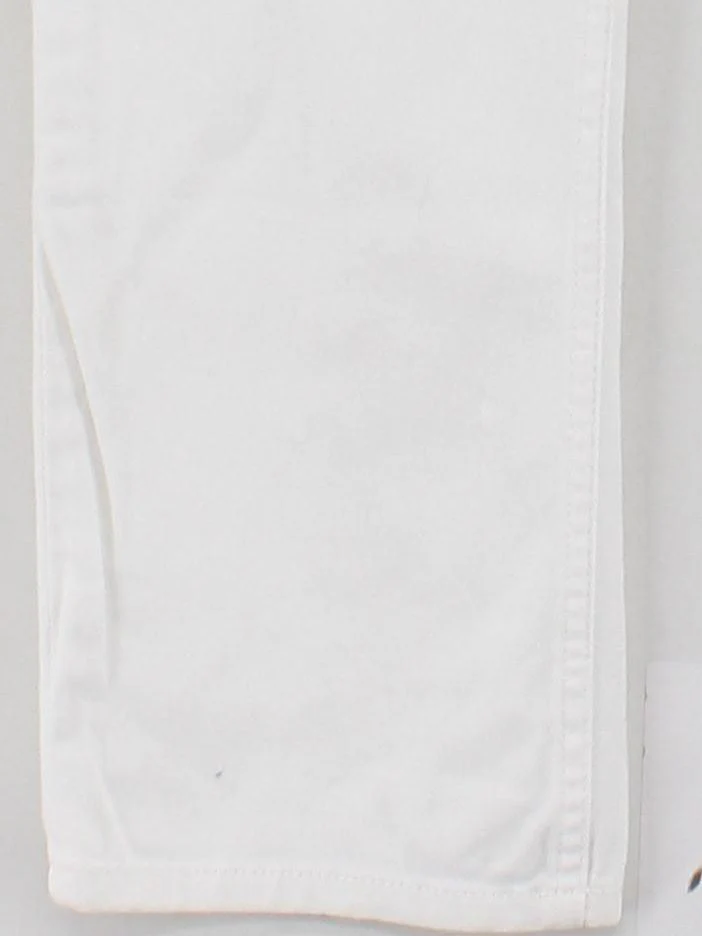 Fat Face Women's Trousers UK 12 White Cotton with Elastane Straight Capri - Image 4