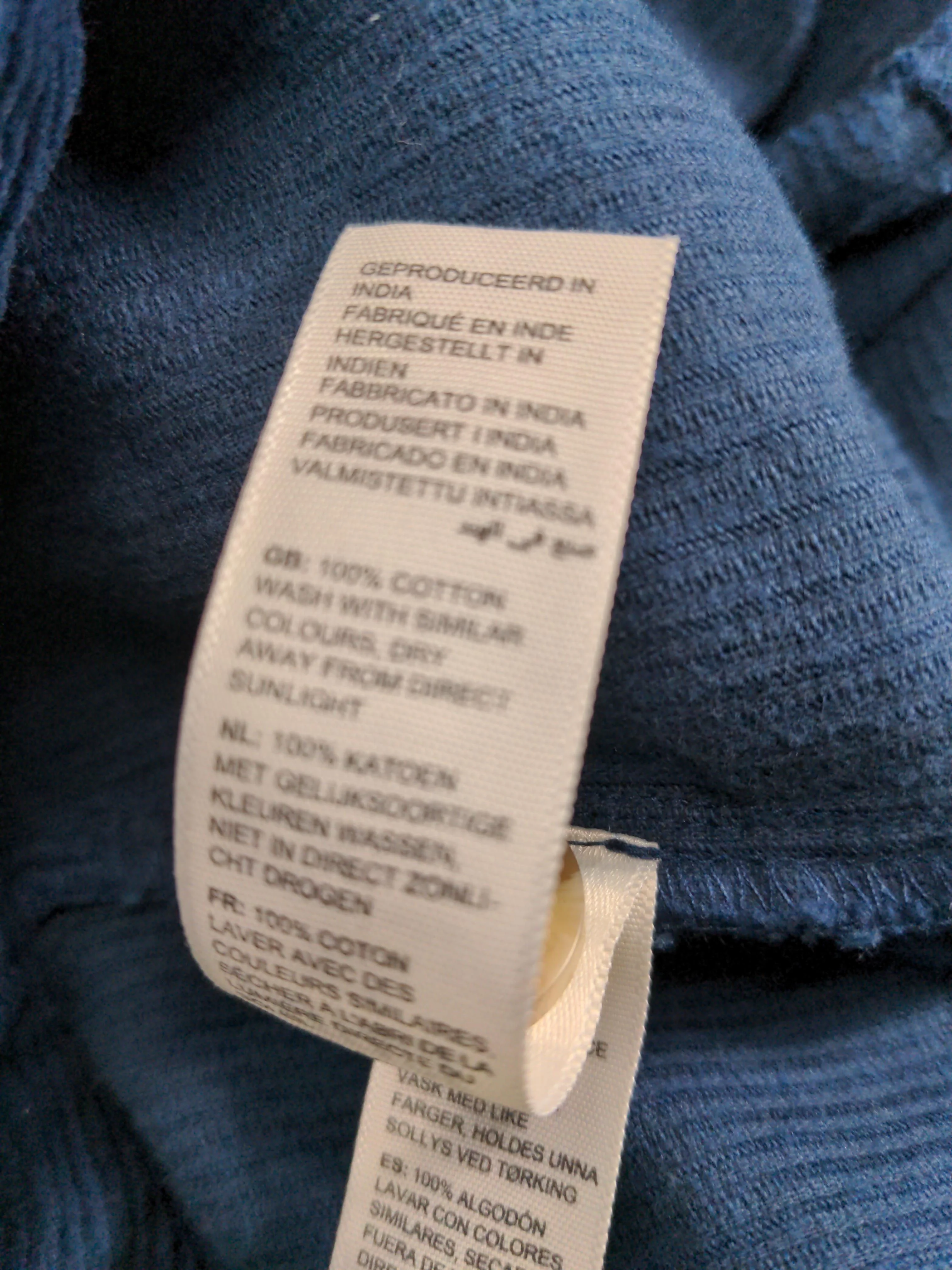 Fat Face Women's Trousers UK 16 Blue 100% Cotton Tapered Sweatpants - Image 6