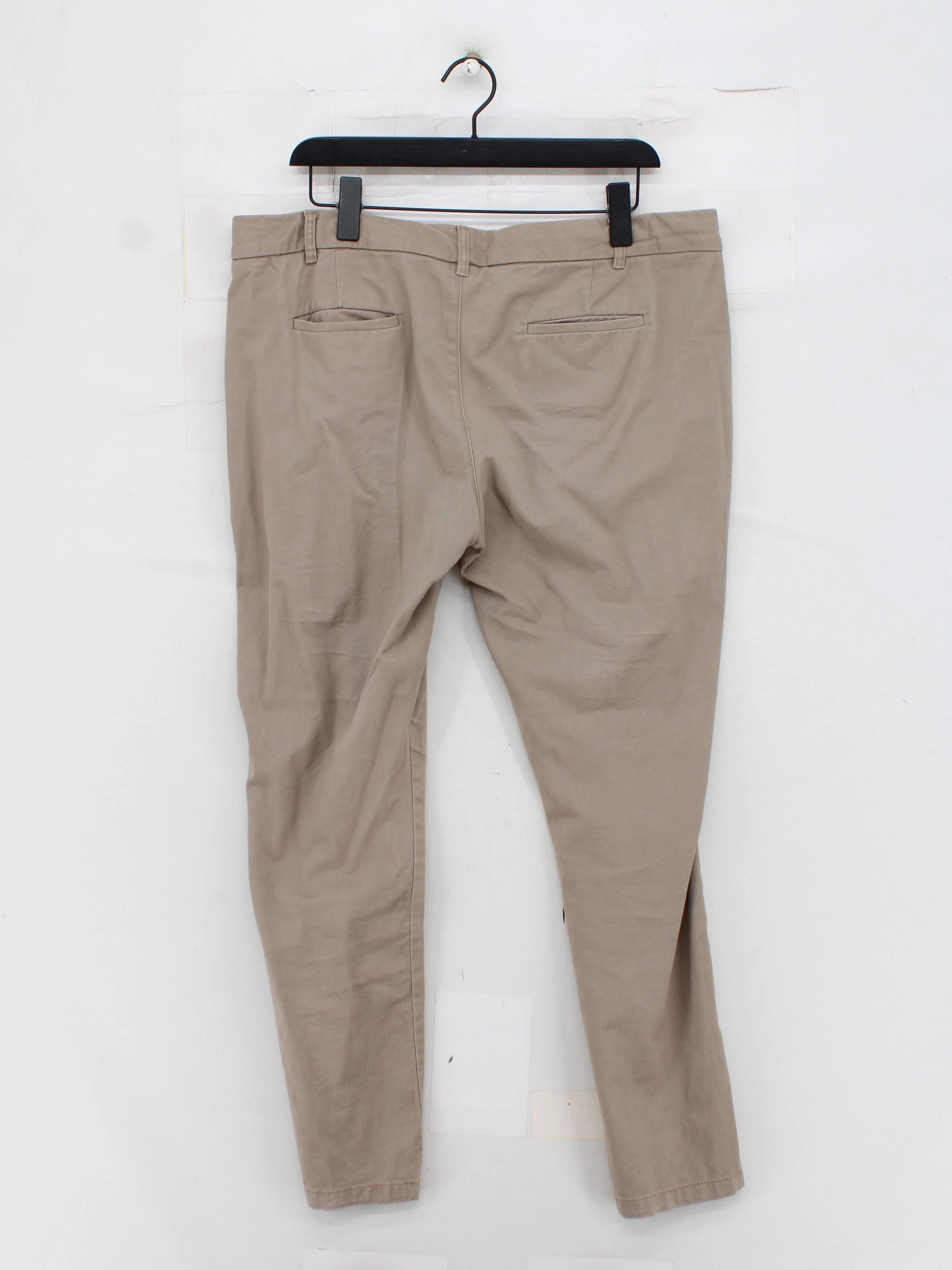 Fat Face Women's Trousers UK 16 Tan Cotton with Elastane Straight Chino - Image 2
