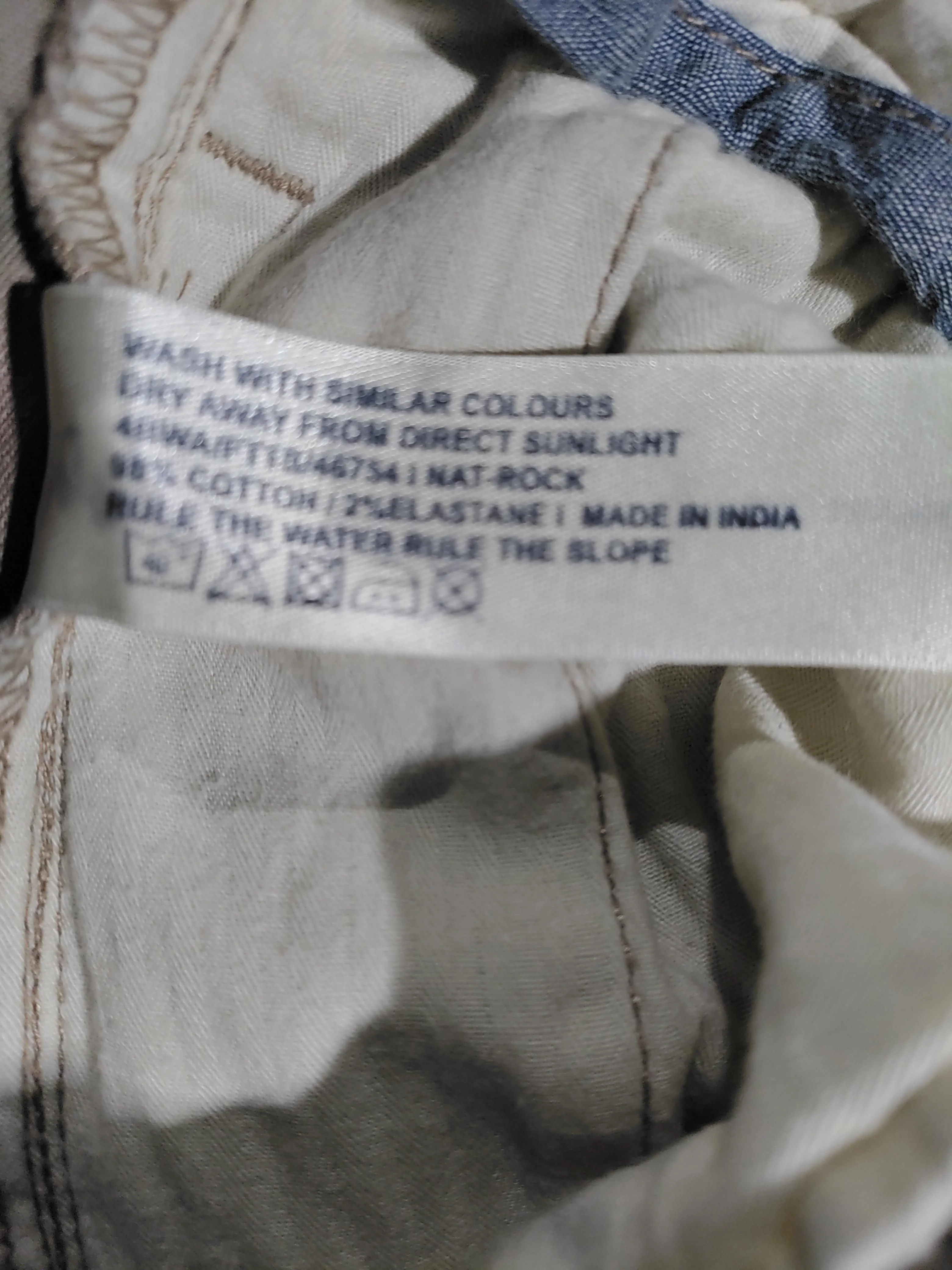 Fat Face Women's Trousers UK 16 Tan Cotton with Elastane Straight Chino - Image 7