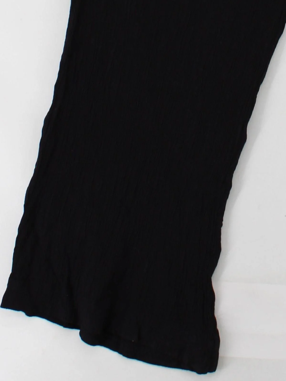 Fat Face Women's Trousers UK 18 Black 100% Viscose Wide-Leg Sweatpants - Image 4