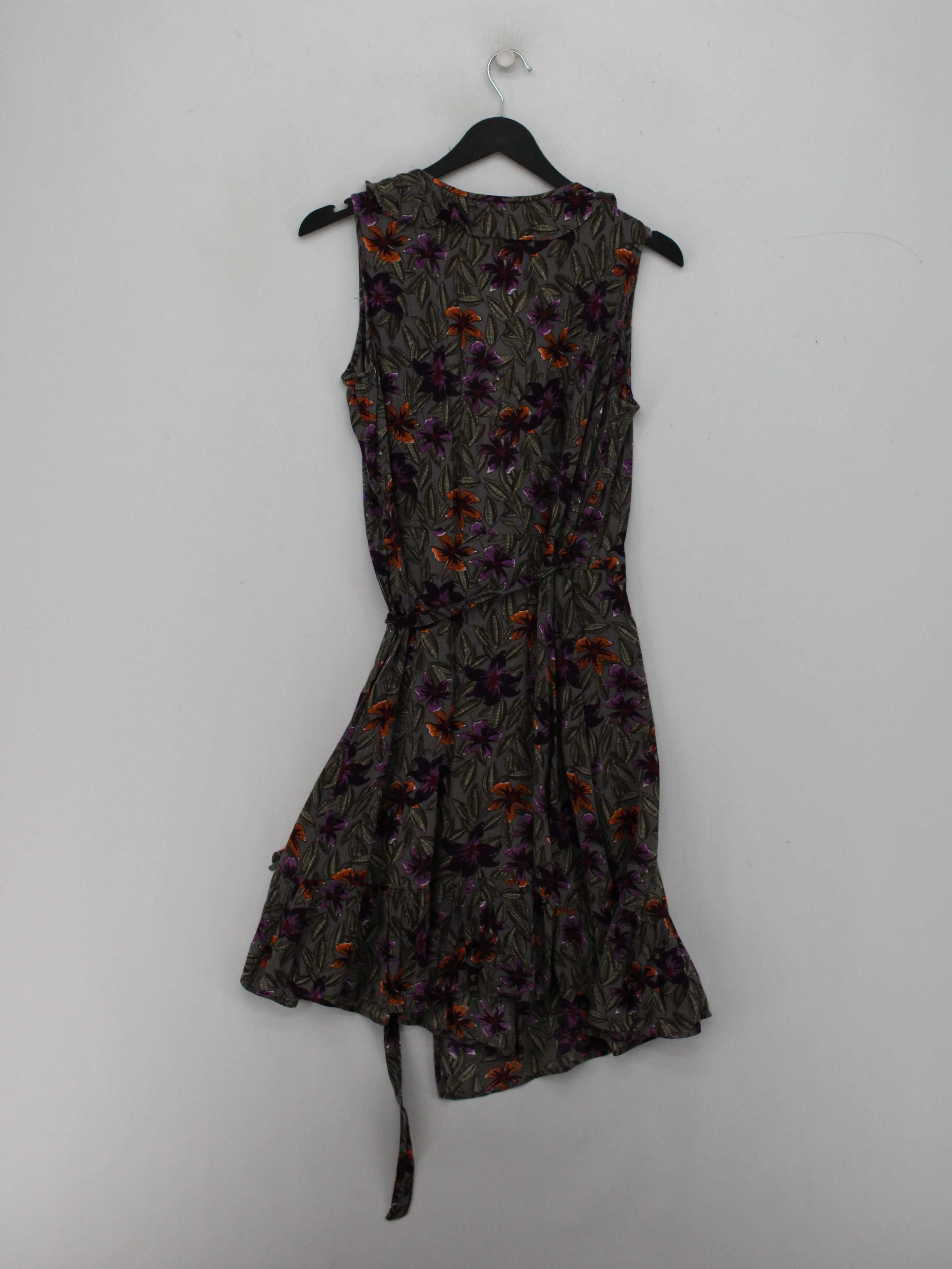 Fat Face Wrap Mini Dress S in Grey - Image 2