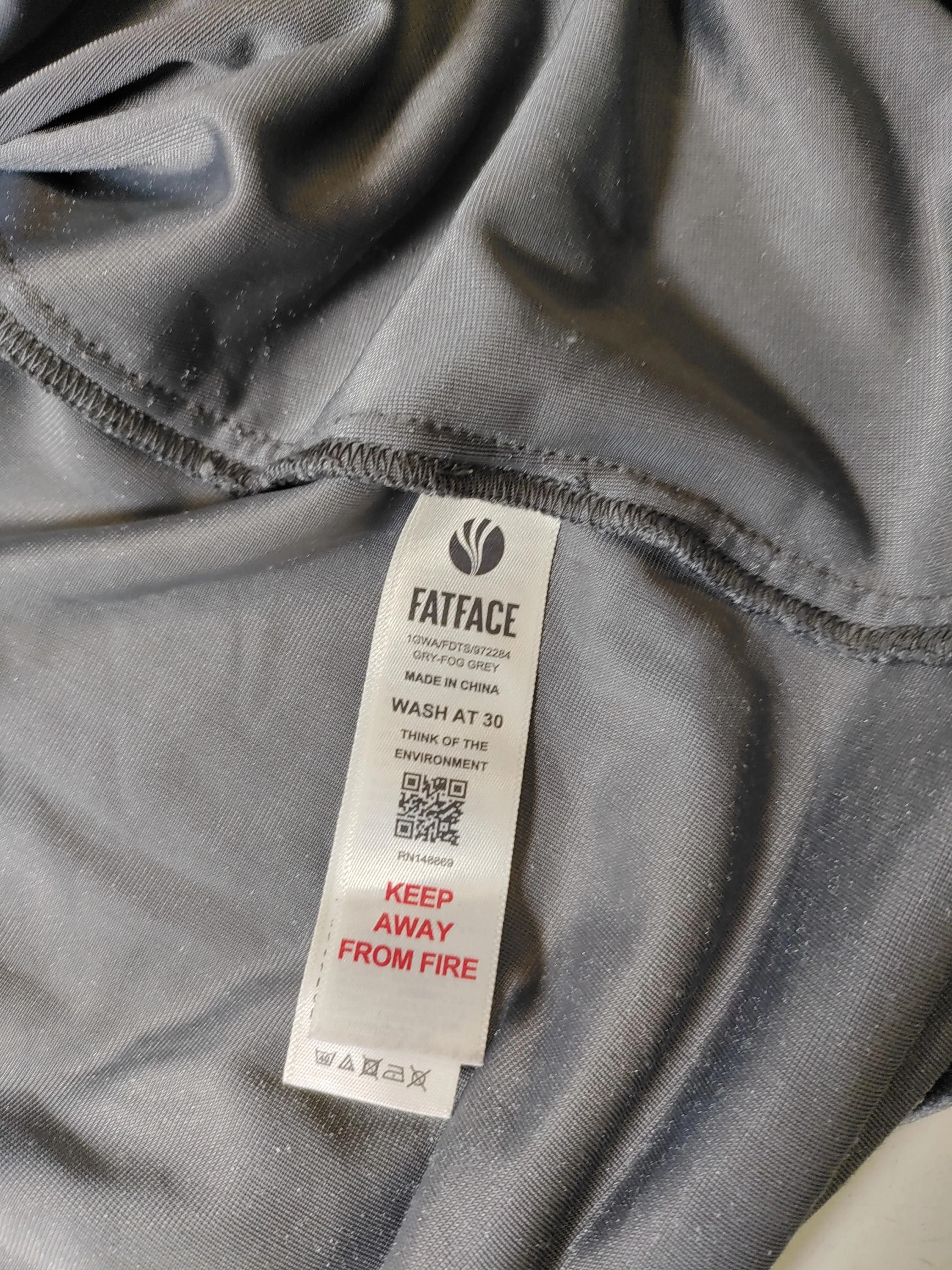 Fat Face Wrap Mini Dress UK12 in Grey - Image 6