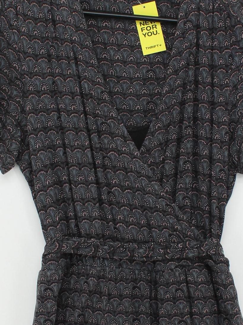 Fat Face Wrap Mini Dress UK12 in Multi - Image 3