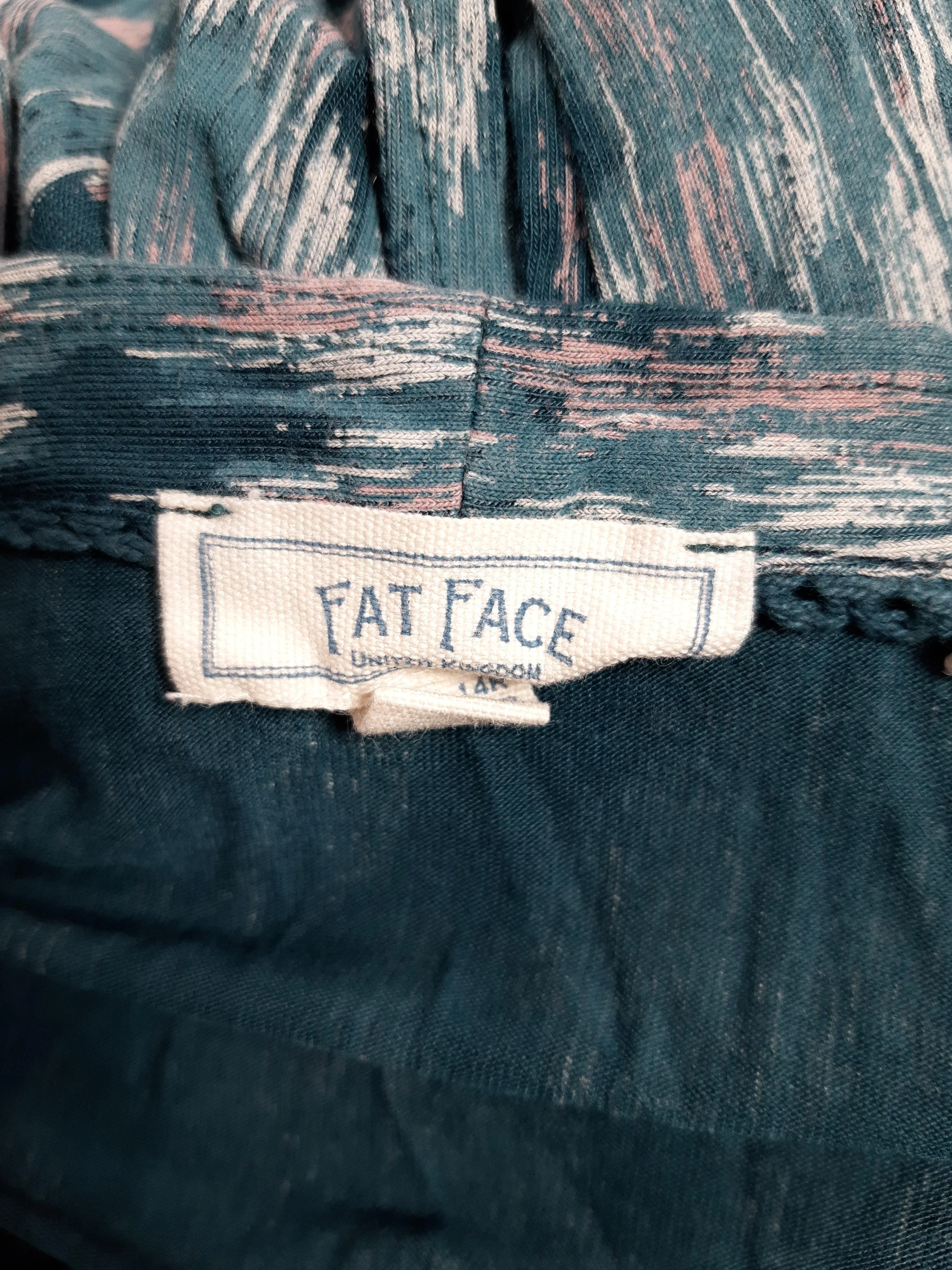 Fat Face Wrap Mini Dress UK14 in Multi - Image 5