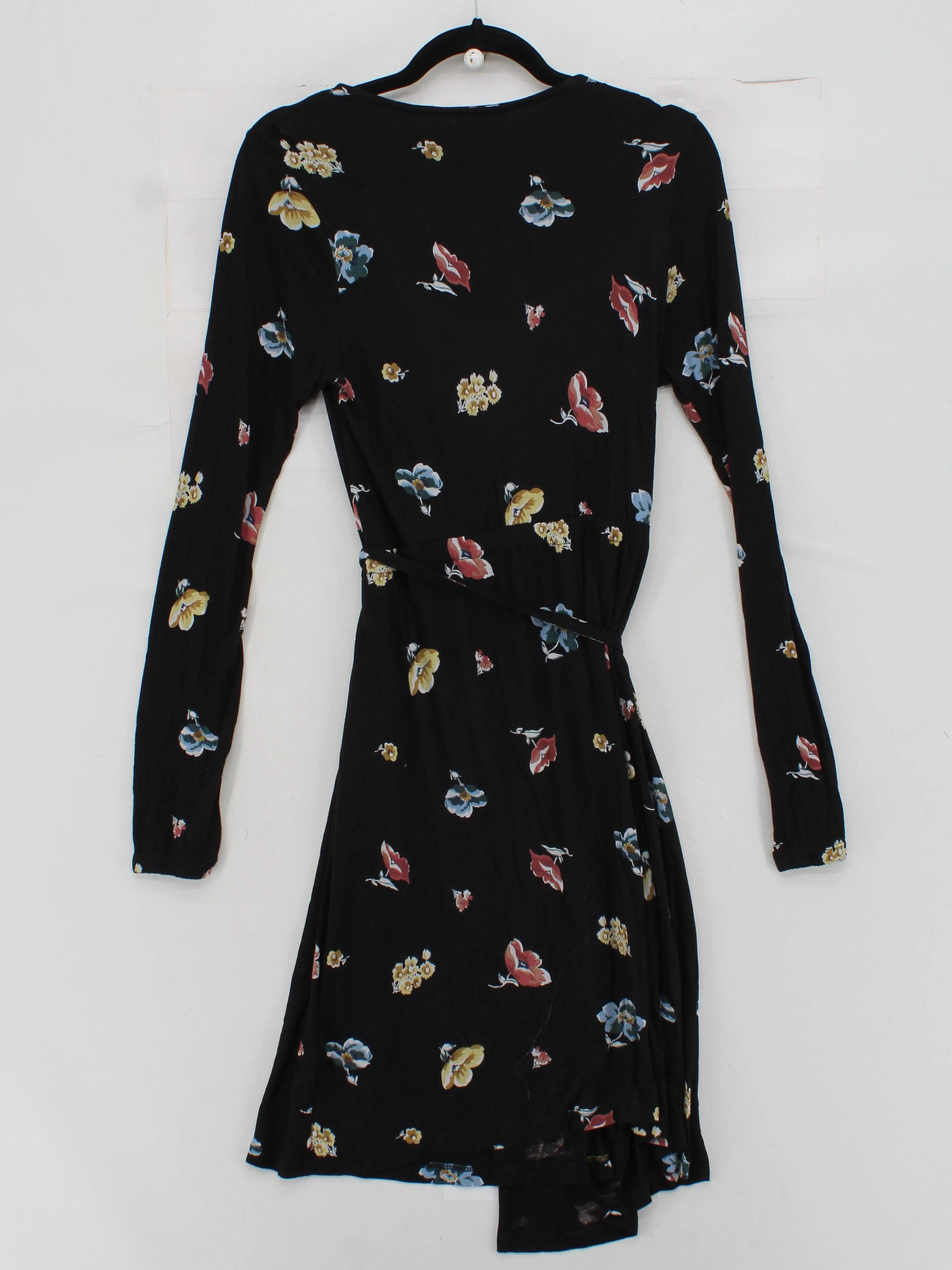 Fat Face Wrap Mini Dress UK8 in Black - Image 2