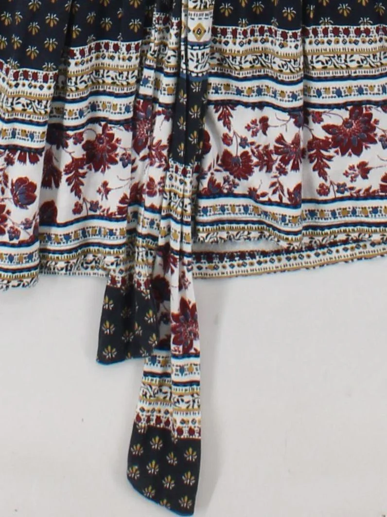 Fat Face Wrap Mini Dress UK8 in Multi - Image 4