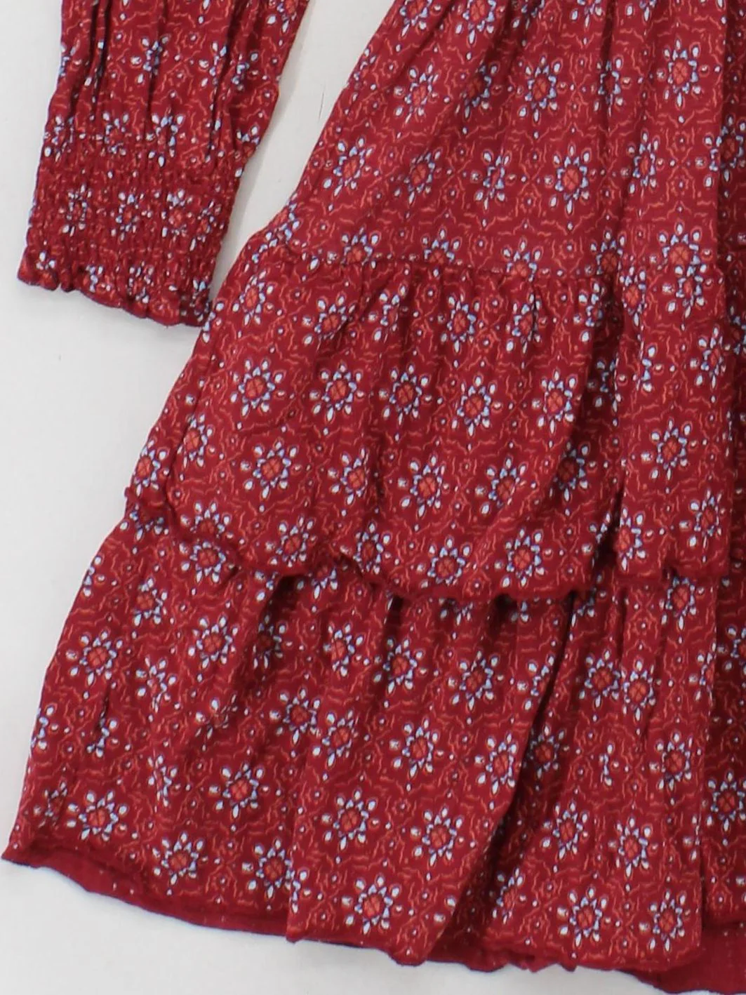 Fat Face Wrap Mini Dress UK8 in Red - Image 4