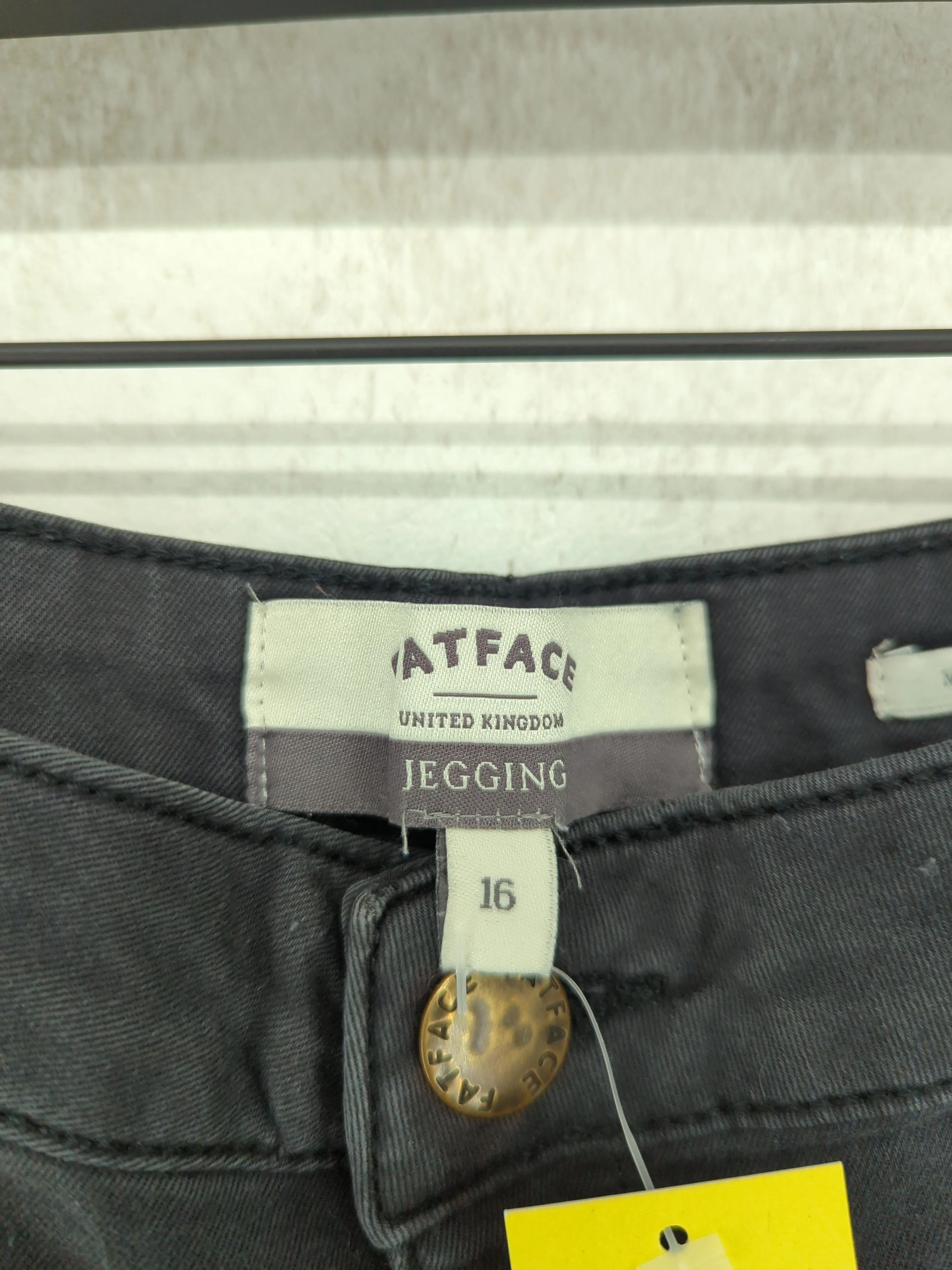 FatFace Women's Leggings UK 16 Grey Cotton with Polyester Jegging - Image 7