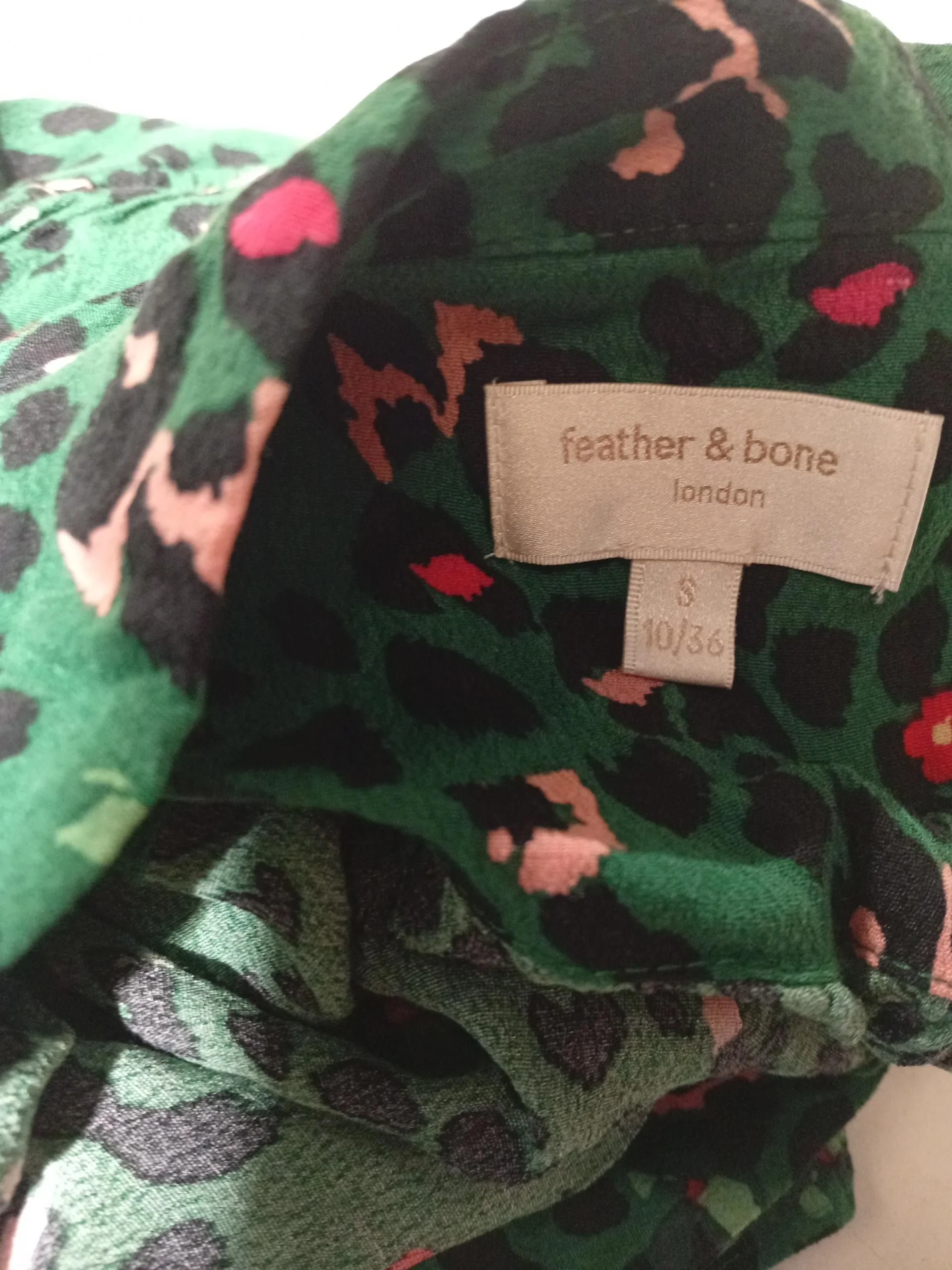 Feather&bone Women's Shirt UK 10 Multi 100% Viscose Basic - Image 5