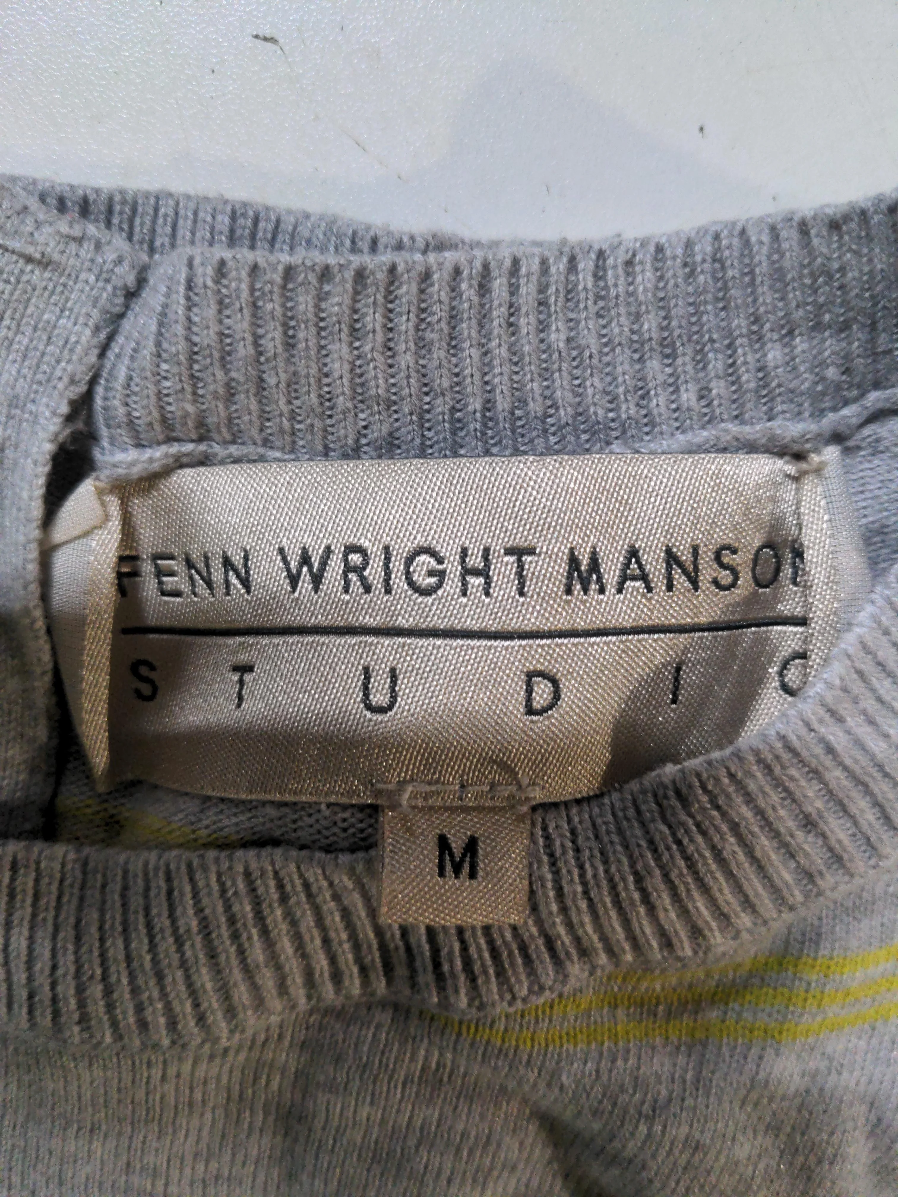 Fen Wright Manson Studio Women's Jumper M Grey 100% Other Pullover - Image 5
