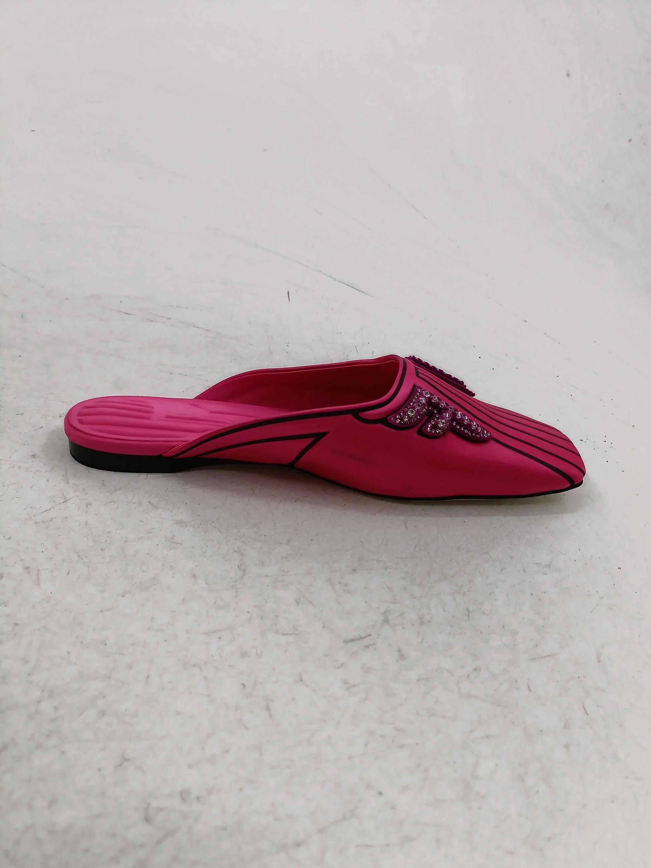 Fendi Women's Flat Shoes UK 4 Pink Other with Leather Slider - Image 5