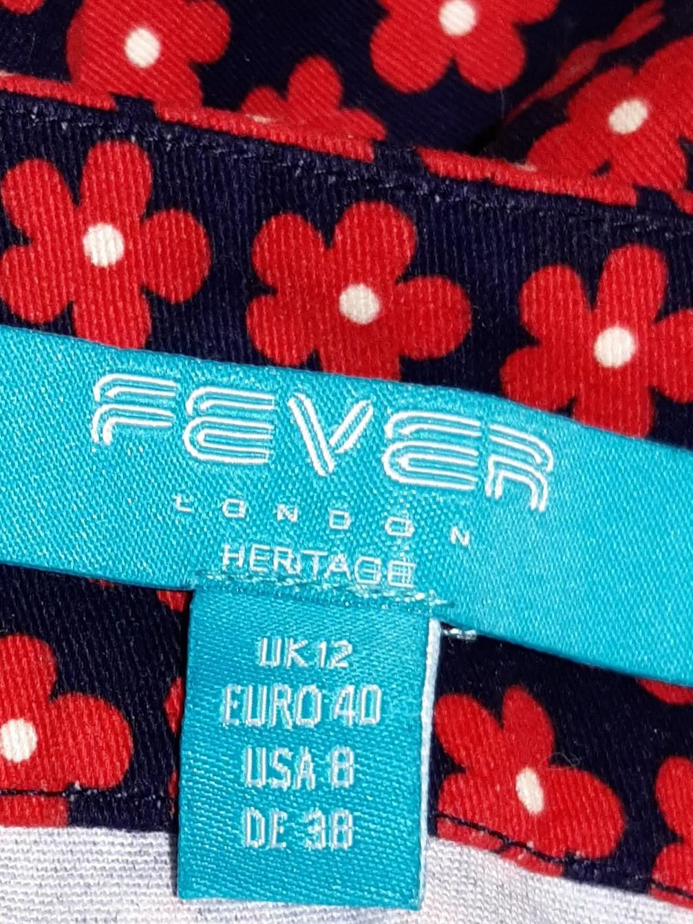 Fever London Women's Mini Skirt UK 12 Multi Cotton with Elastane Mini - Image 6
