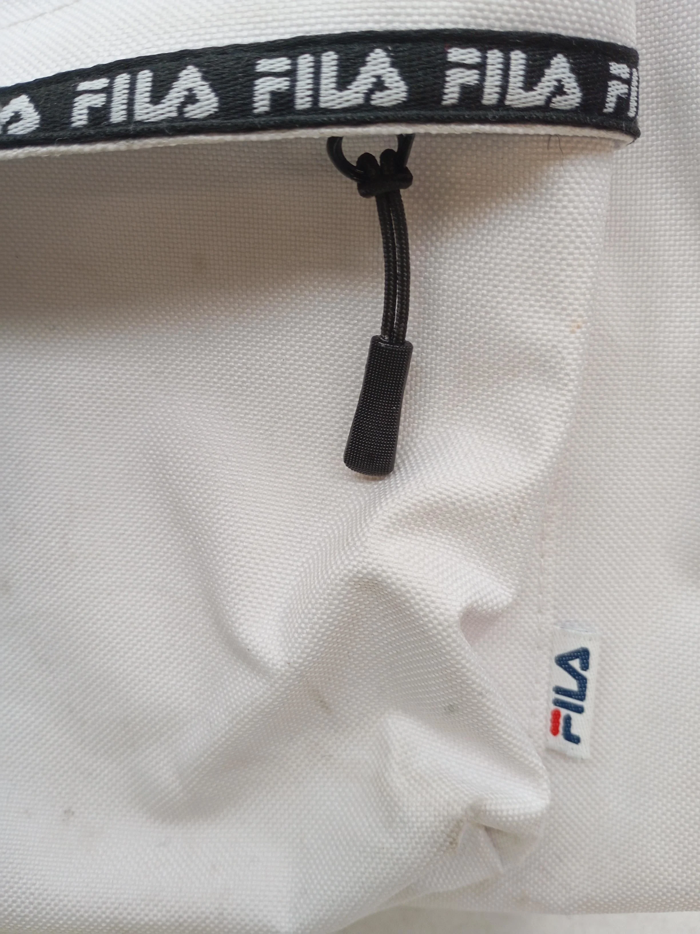 Fila Men's Bag White 100% Polyester Backpack - Image 3