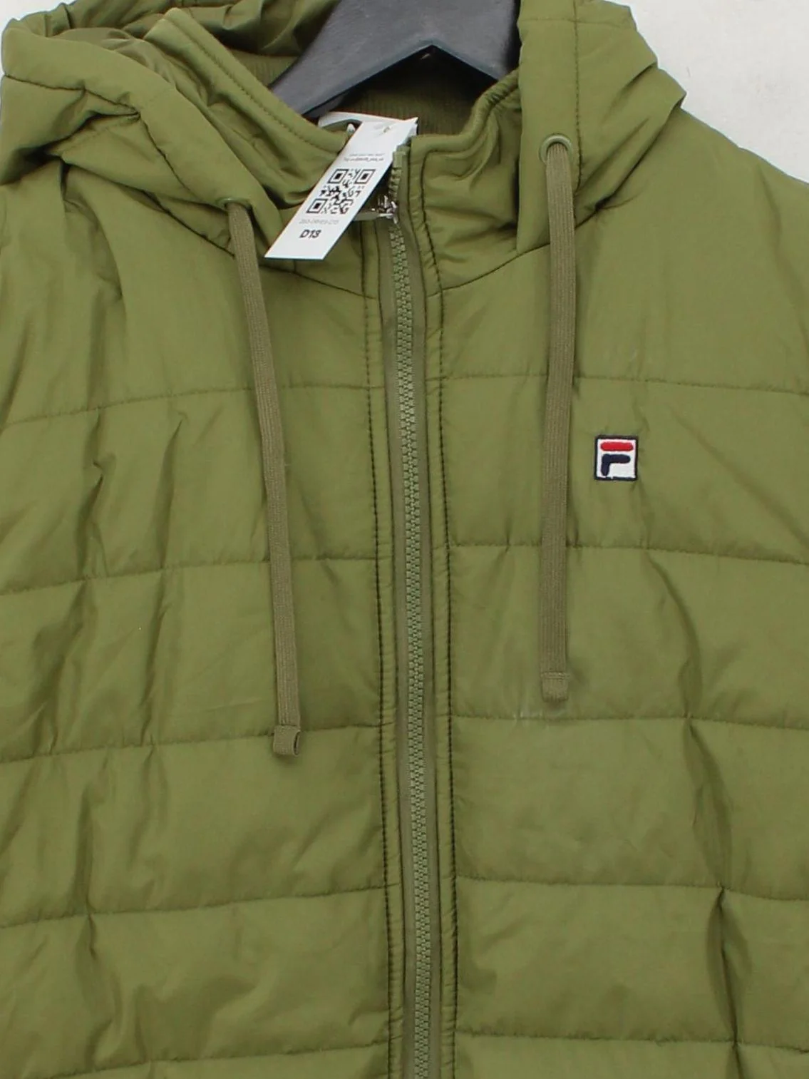 Fila Men's Coat S Green 100% Polyester Overcoat - Image 3