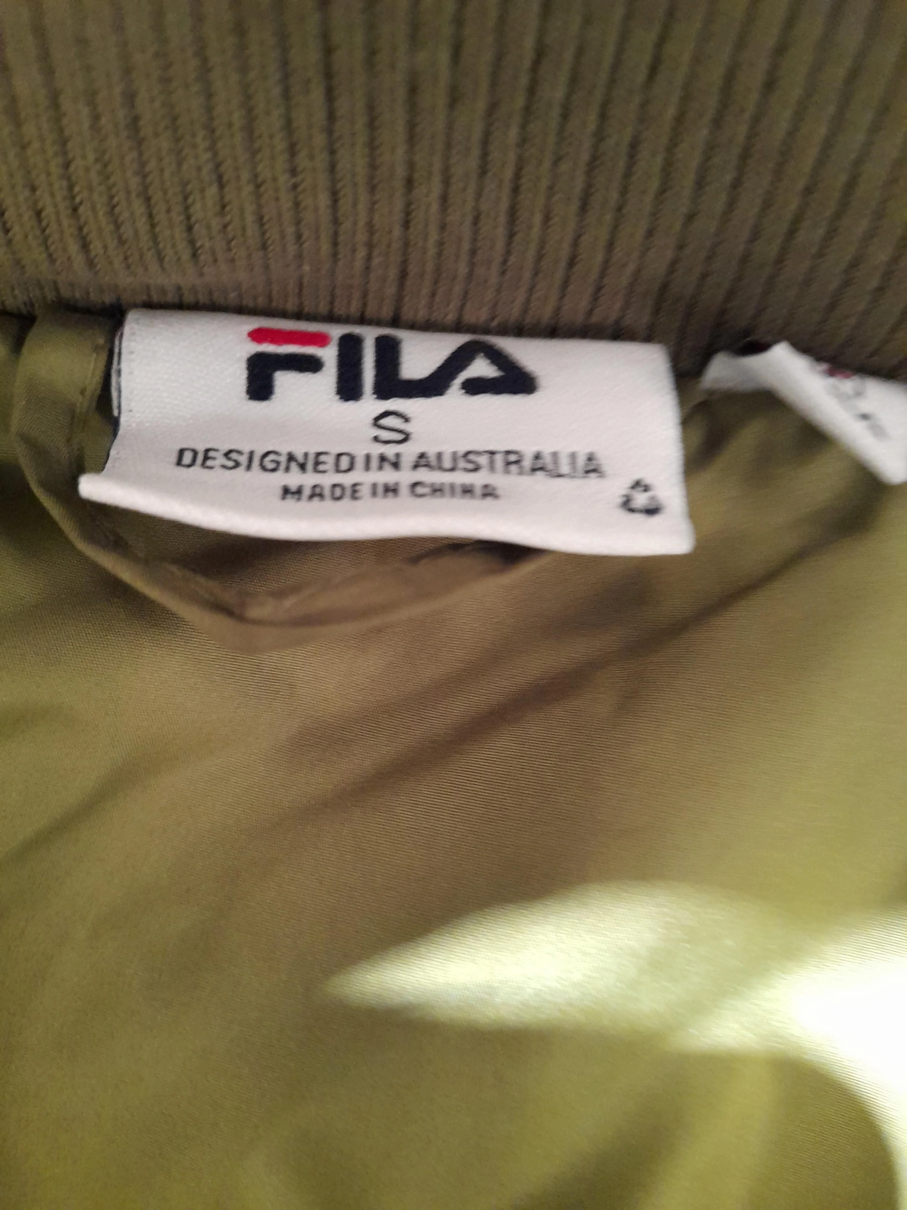 Fila Men's Coat S Green 100% Polyester Overcoat - Image 6