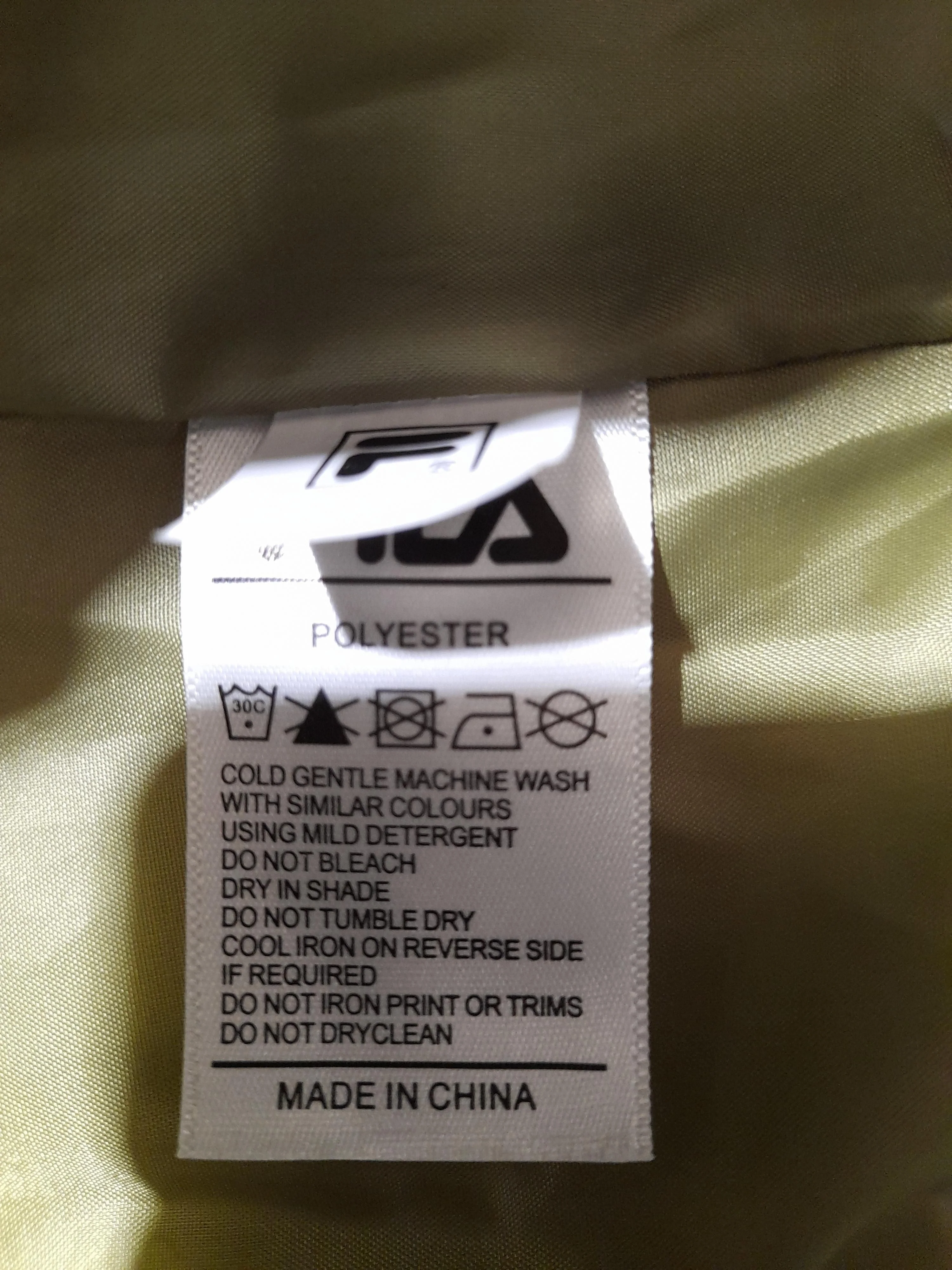 Fila Men's Coat S Green 100% Polyester Overcoat - Image 7
