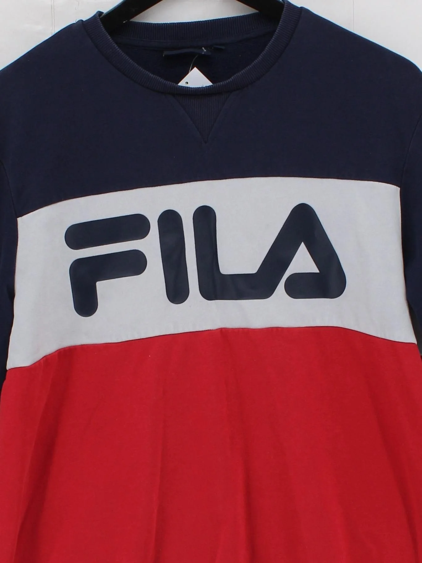 Fila Men's Hoodie M Multi Graphic Cotton with Polyester Pullover - Image 3
