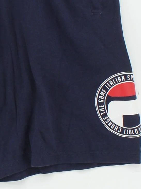 Fila Men's Shorts XL Blue 100% Cotton Sweat - Image 4