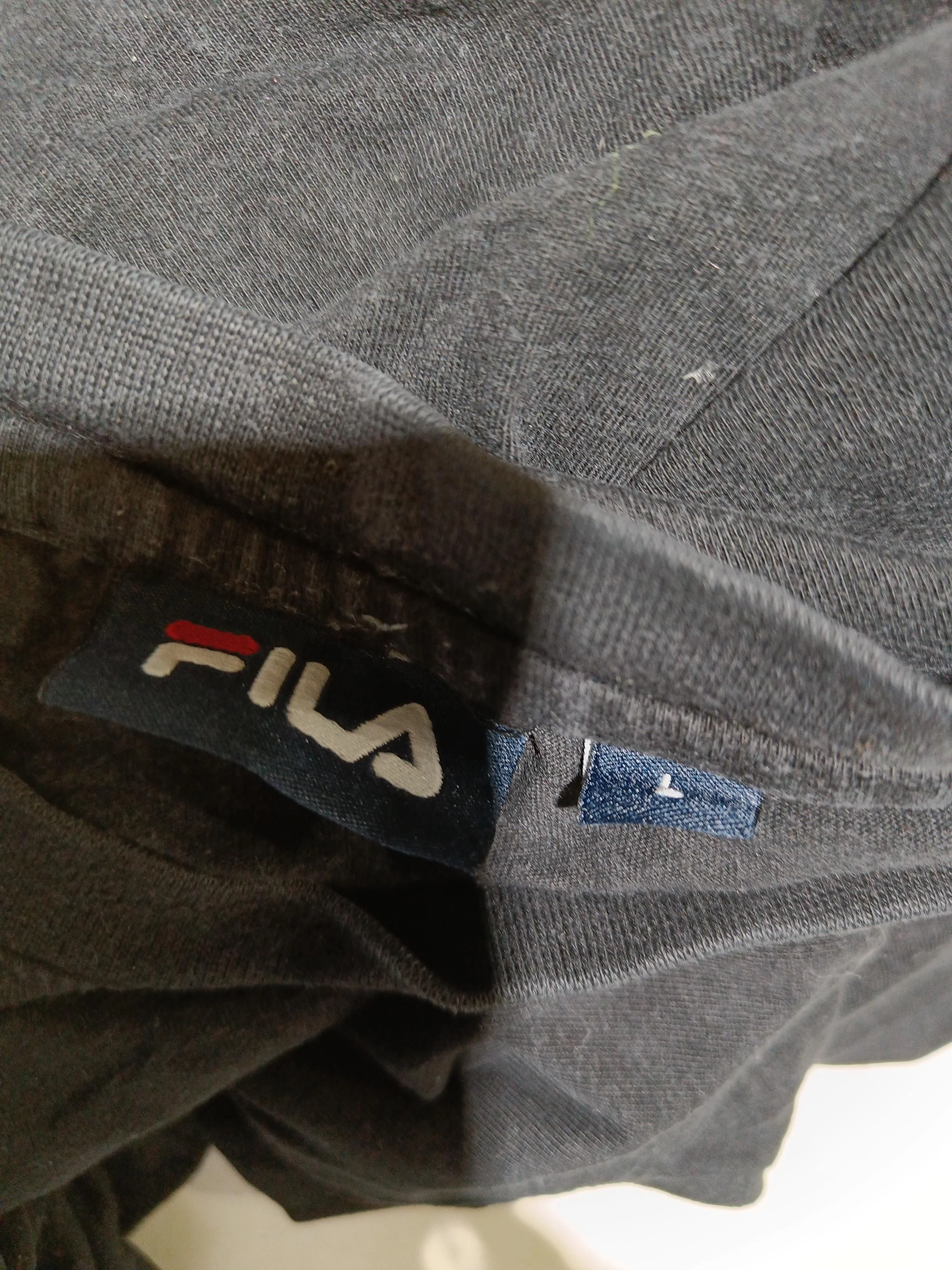 Fila Men's T-Shirt L Black Graphic 100% Cotton Basic - Image 7