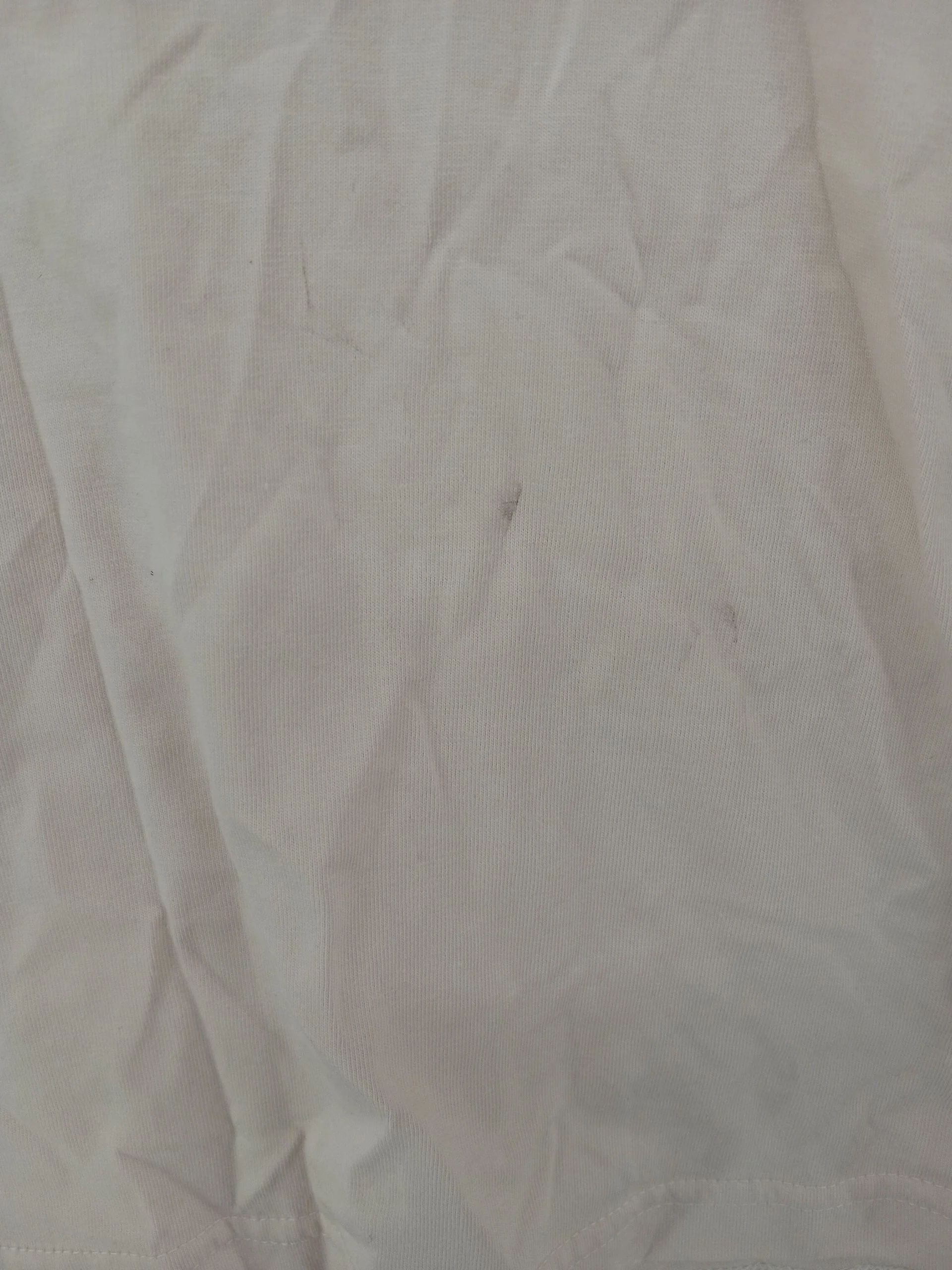 Fila Men's T-Shirt M Cream Graphic 100% Cotton Basic - Image 5