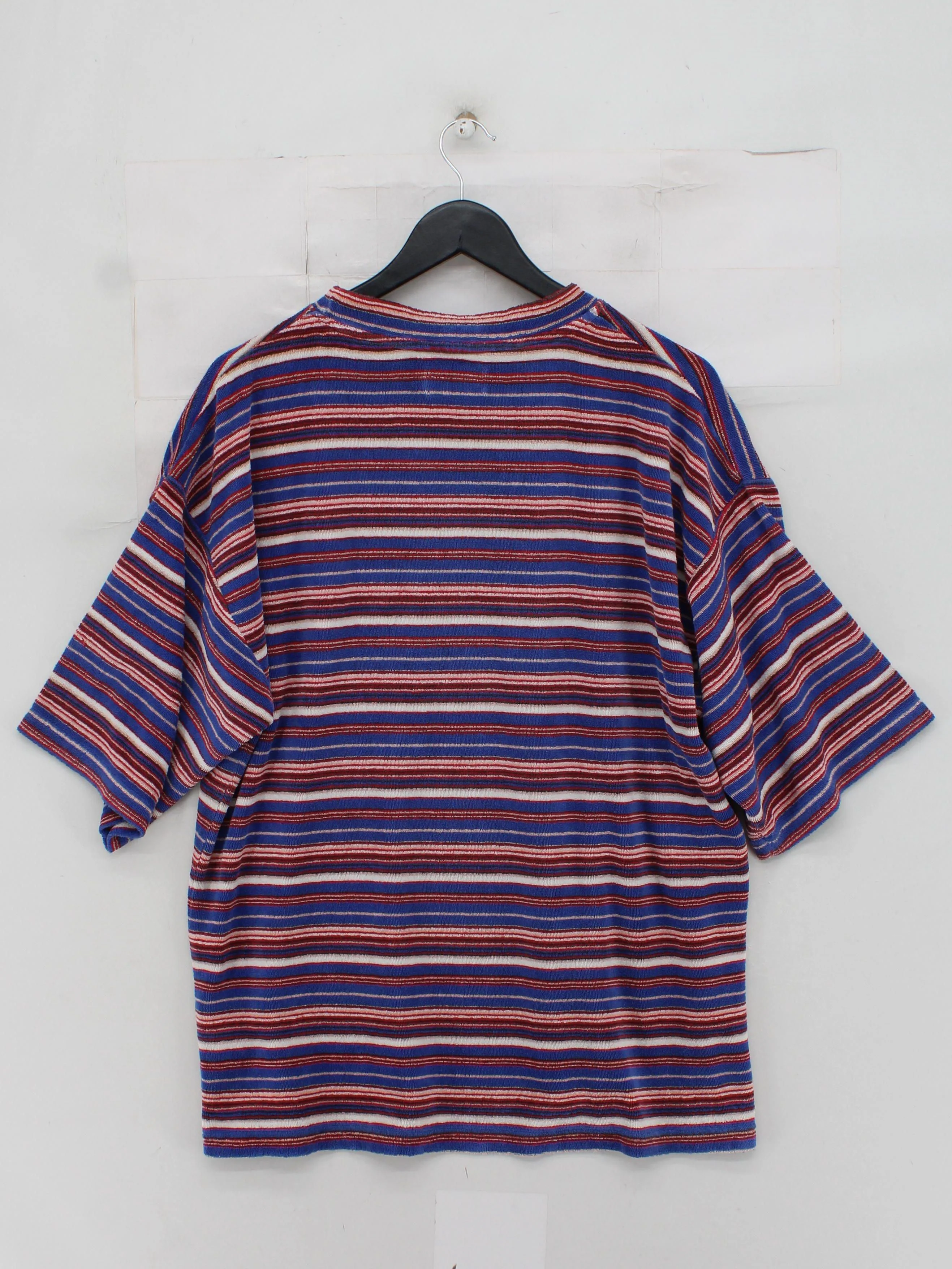 Fila Men's T-Shirt M Multi Striped Cotton with Polyester Basic - Image 2
