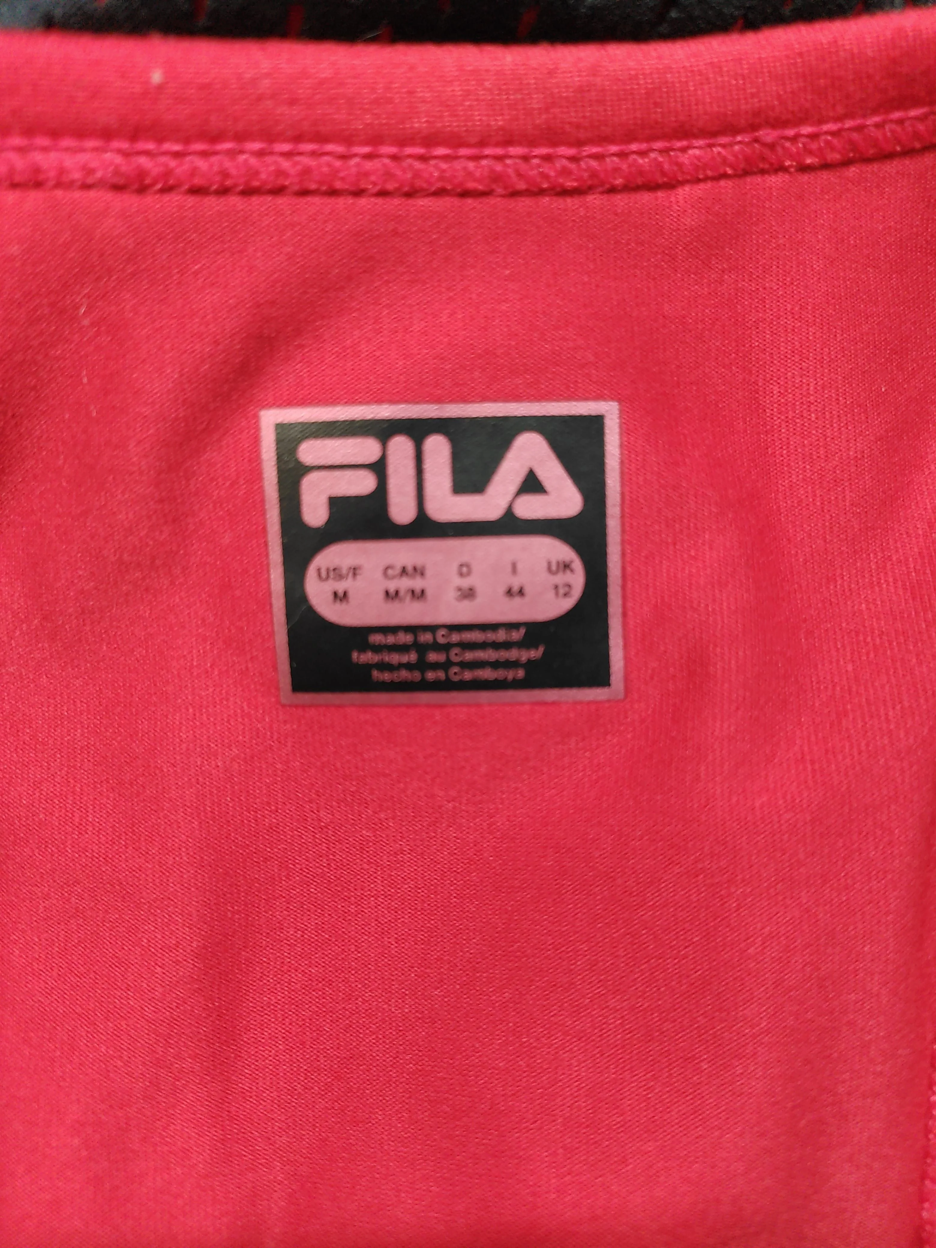 Fila Women's T-Shirt UK 12 Black Polyester with Elastane Sleeveless Basic - Image 5