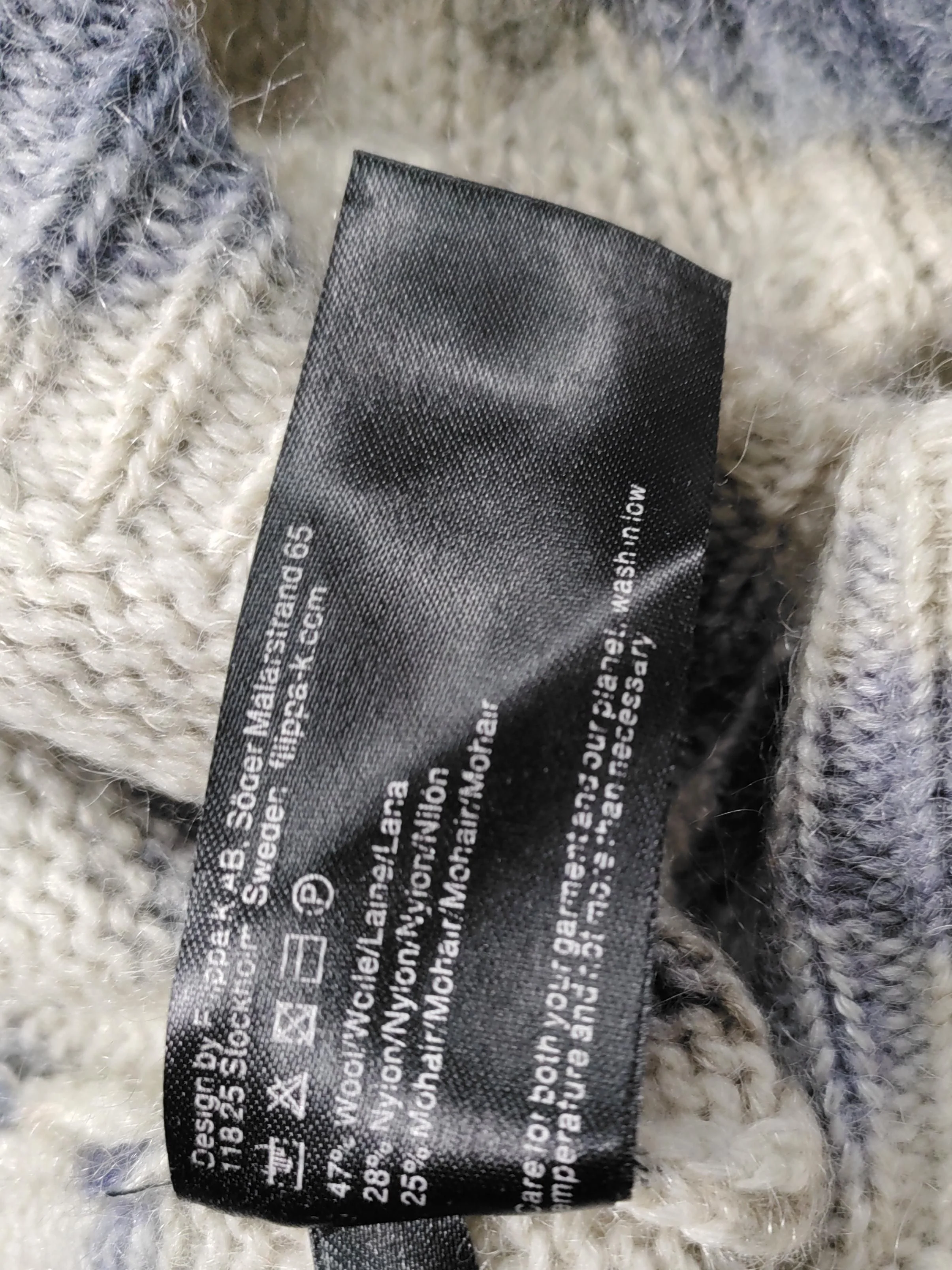 Filippa K Men's Jumper M Multi Wool with Nylon, Mohair Round Neck Pullover - Image 6