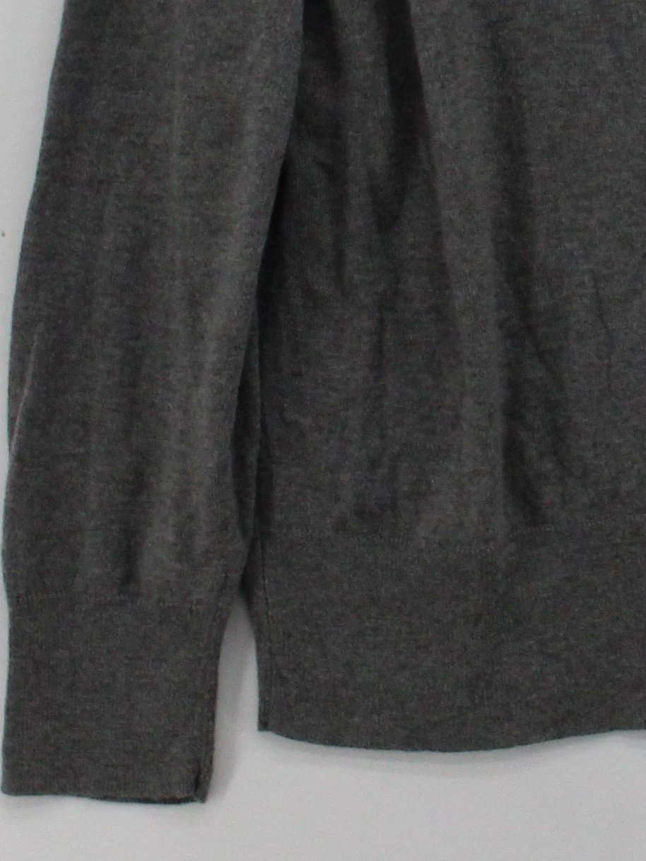 Finery Men's Jumper L Grey Rayon with Nylon, Wool Roll Neck Pullover - Image 4