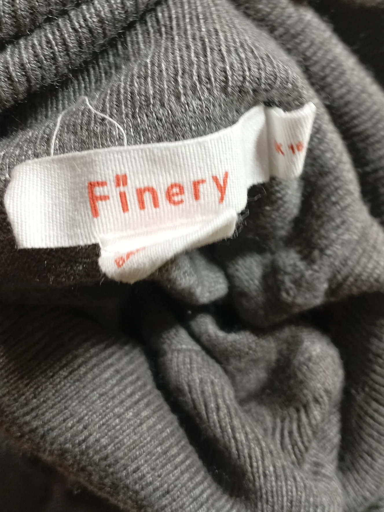 Finery Men's Jumper L Grey Rayon with Nylon, Wool Roll Neck Pullover - Image 5