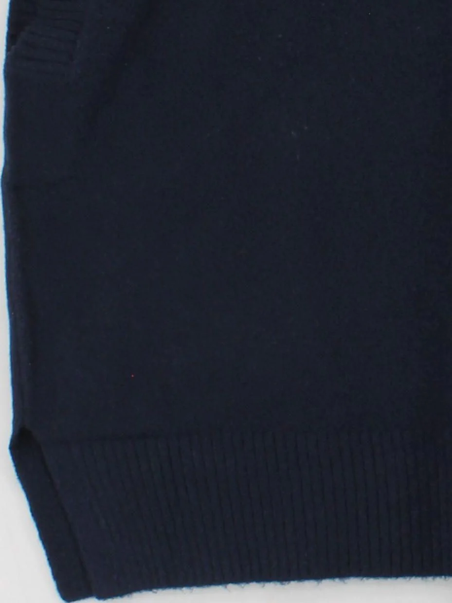 Finery Men's Jumper XXL Blue Polyester with Acrylic, Wool, Spandex Vest - Image 4